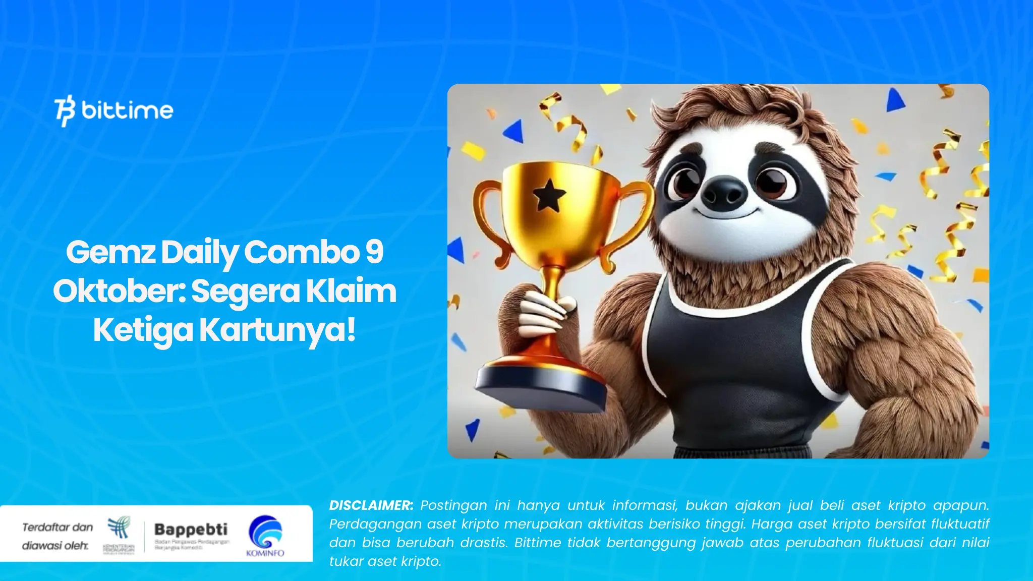 Gemz Daily Combo 9 Oktober: Segera Klaim Ketiga Kartunya!