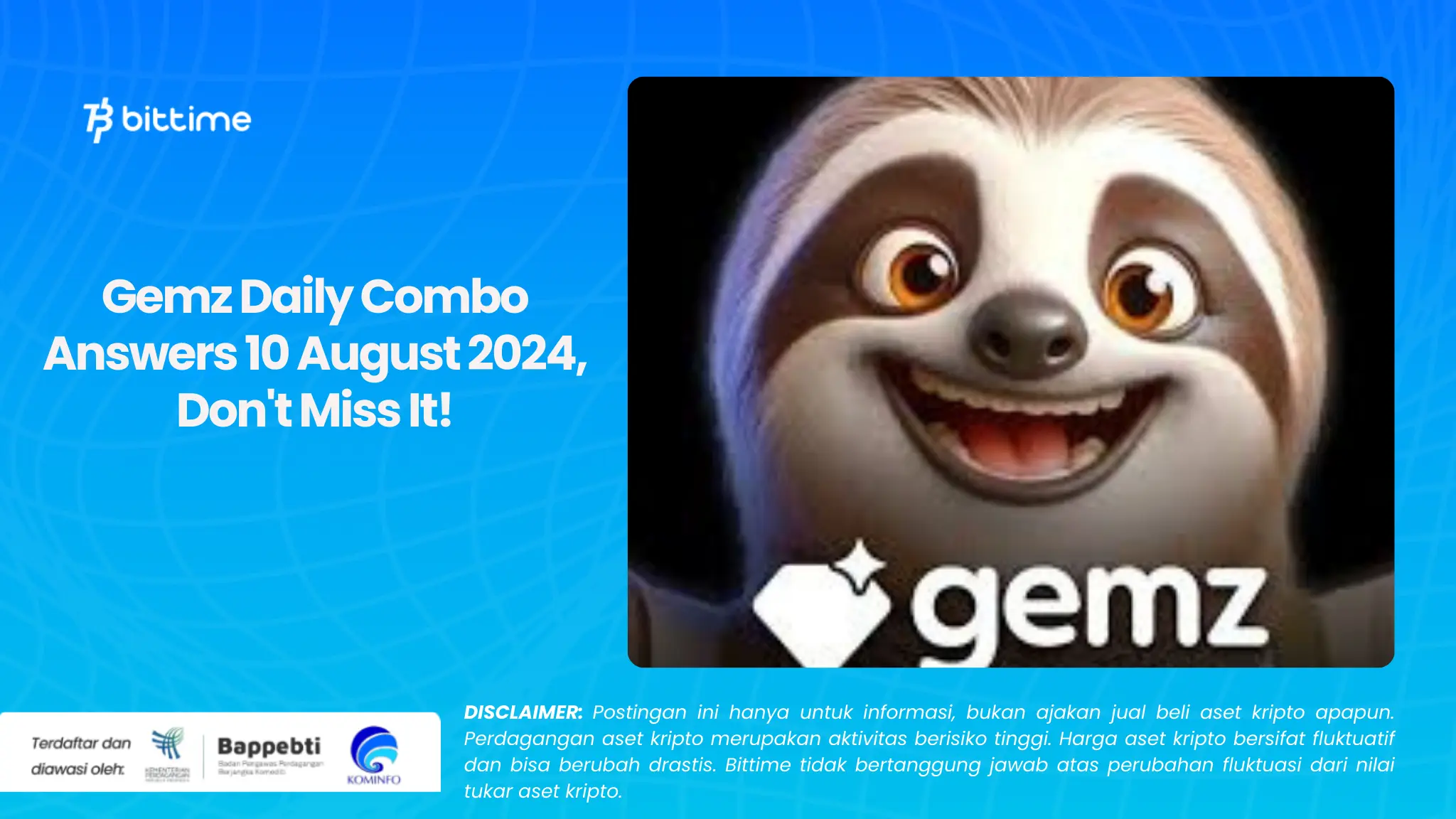 Gemz Daily Combo Answers 10 August 2024, Don't Miss It!