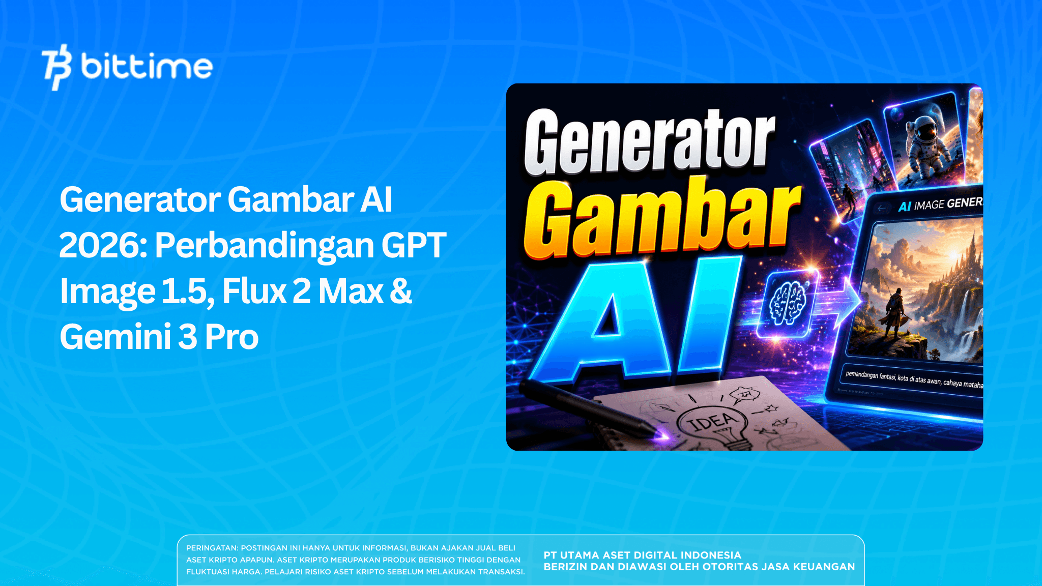Generator Gambar AI 2026: Perbandingan GPT Image 1.5, Flux 2 Max & Gemini 3 Pro