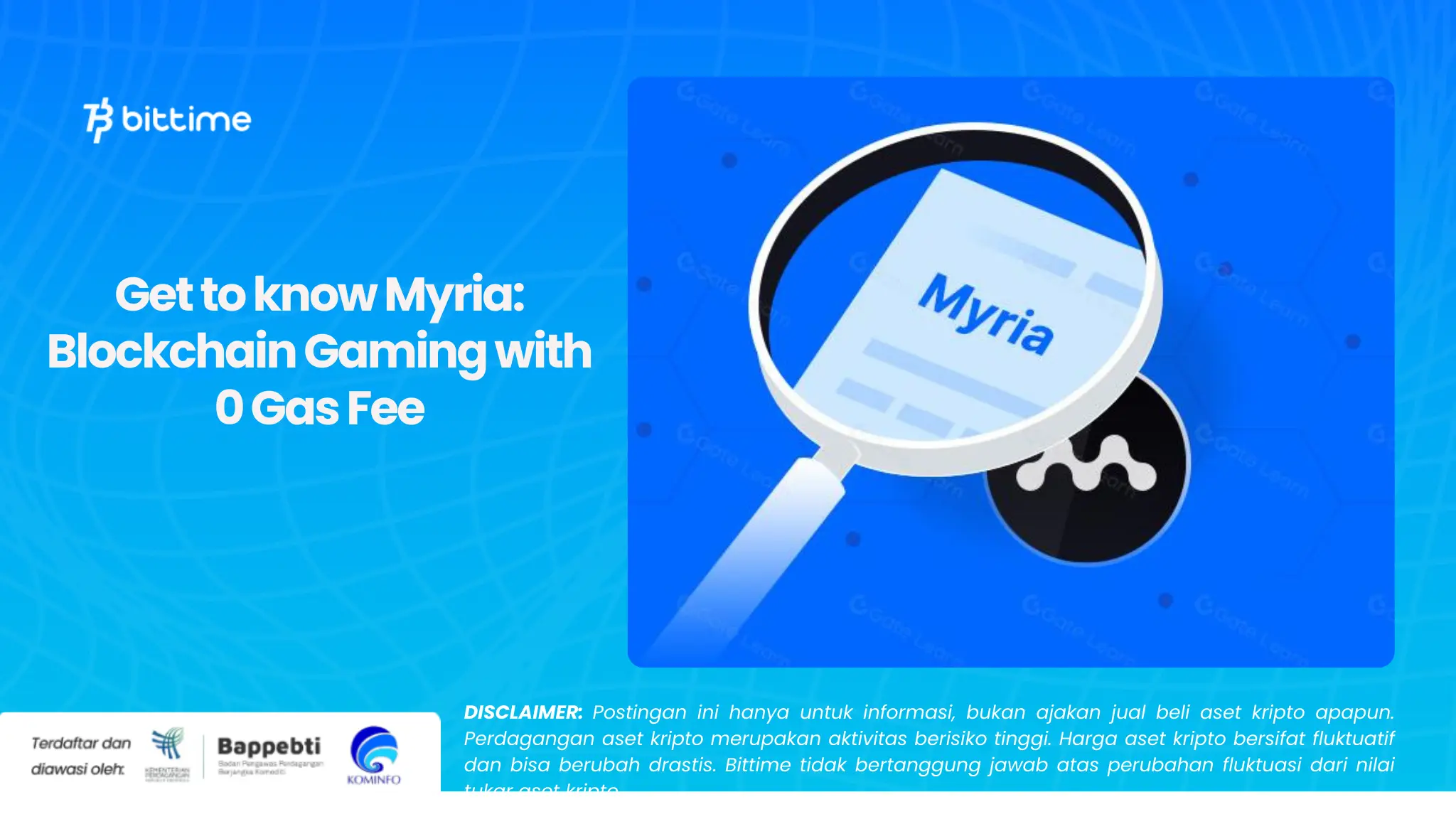 Get to know Myria: Blockchain Gaming with 0 Gas Fee