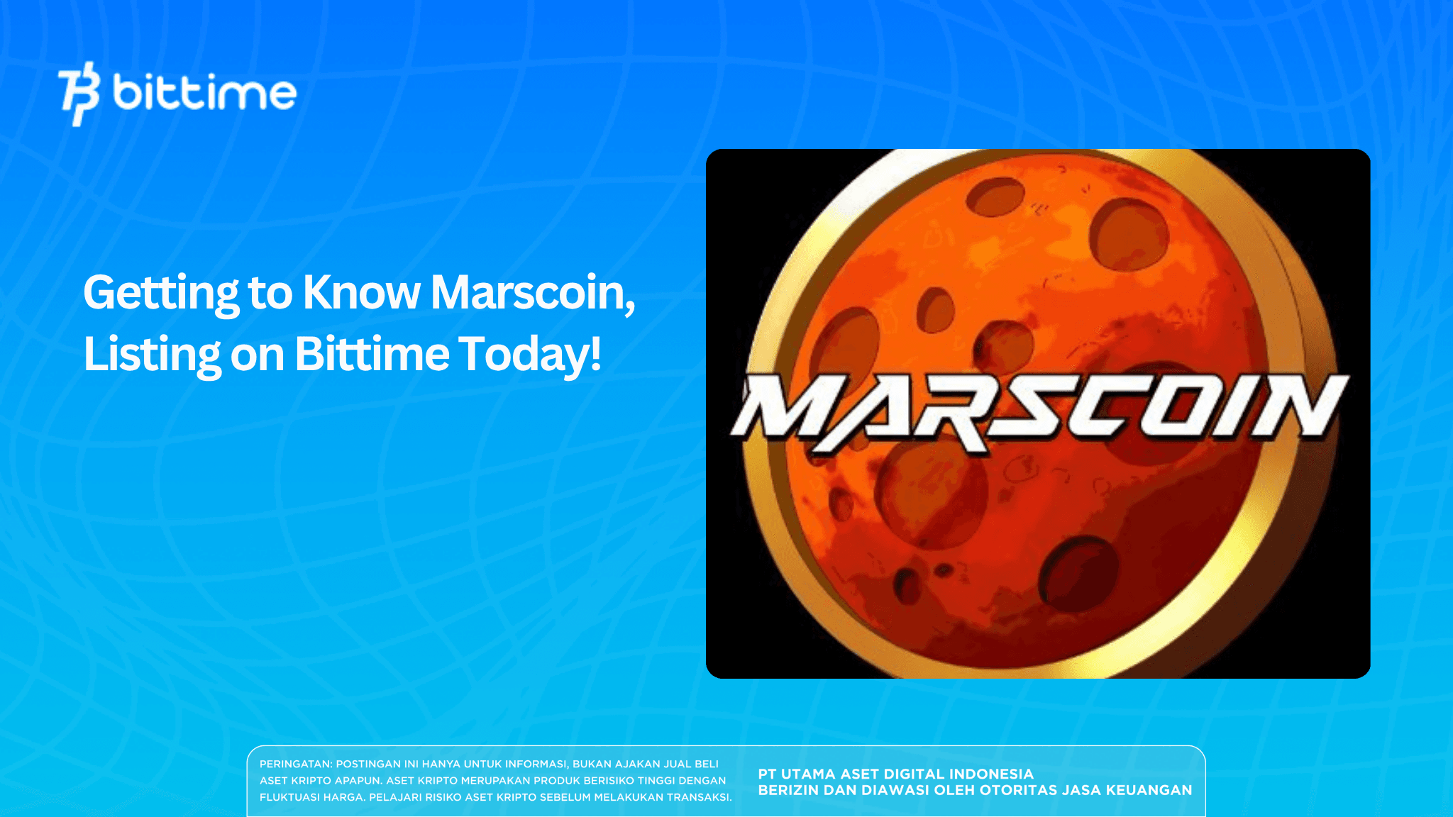 Get to Know Marscoin, Listed on Bittime Today