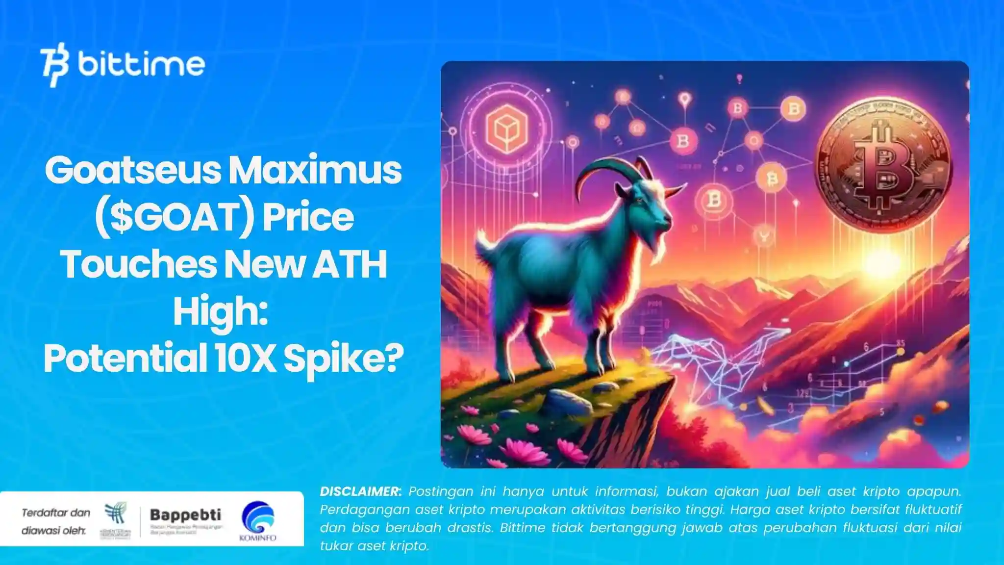 Goatseus Maximus ($GOAT) Price Touches New ATH High: Potential 10X Spike?