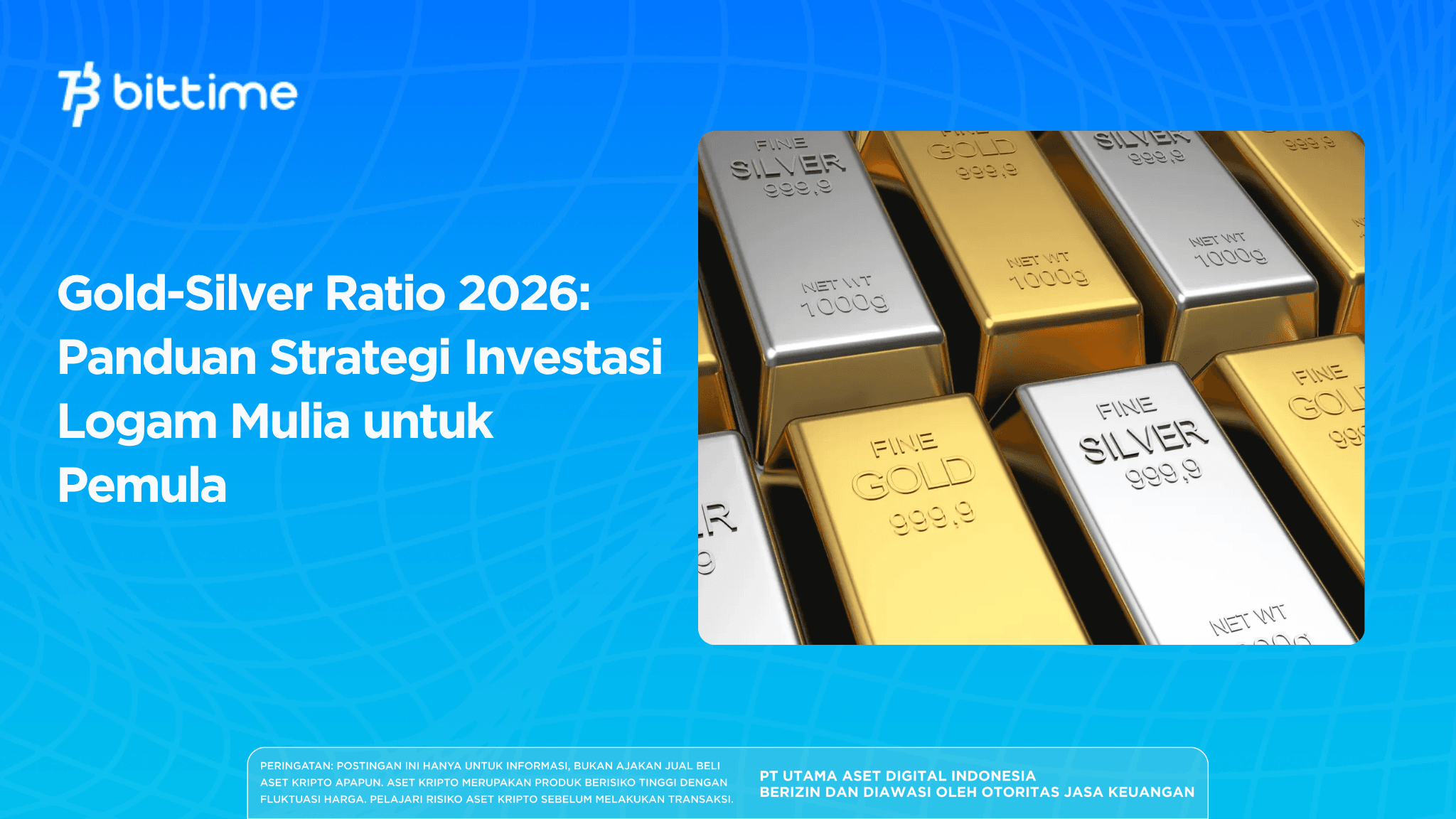 Gold-Silver Ratio 2026: Panduan Strategi Investasi Logam Mulia untuk Pemula