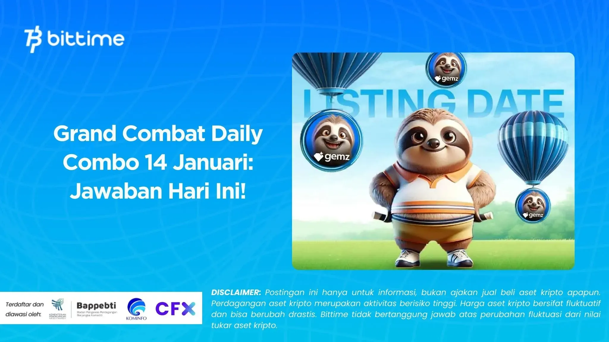 Grand Combat Daily Combo 14 Januari