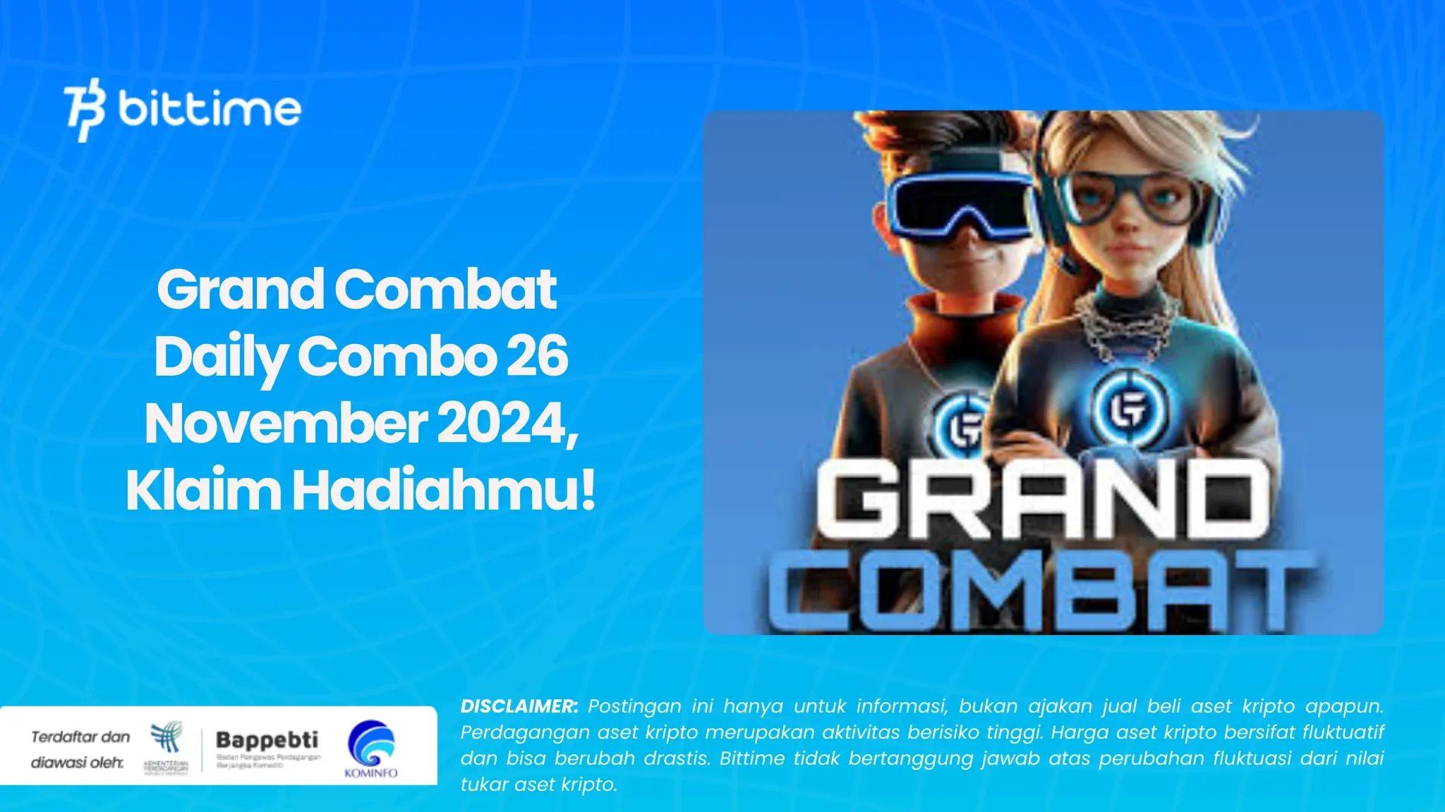 Grand Combat Daily Combo 26 November 2024, Klaim Hadiahmu!.webp