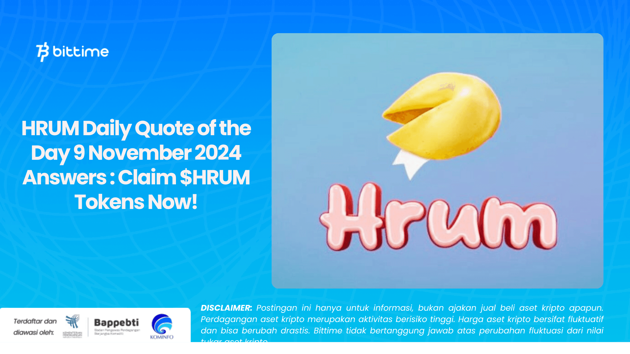 HRUM Daily Quote of the Day 9 November 2024 Answers Claim $HRUM Tokens Now!.png