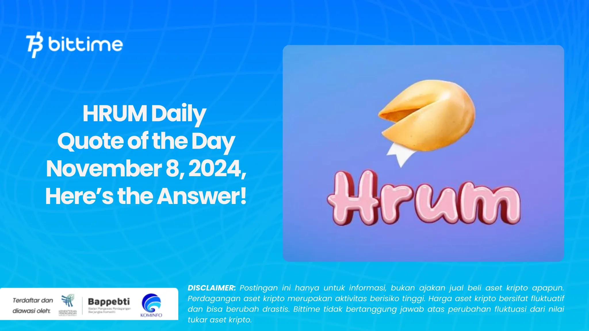 HRUM Daily Quote of the Day November 8, 2024