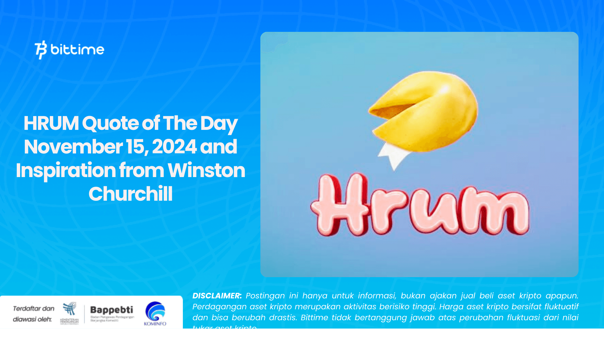 HRUM Quote of The Day - November 15, 2024