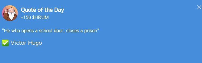 HRUM Quote of the Day 12 November 2024 Klaim Token $HRUM Hari Ini!.png