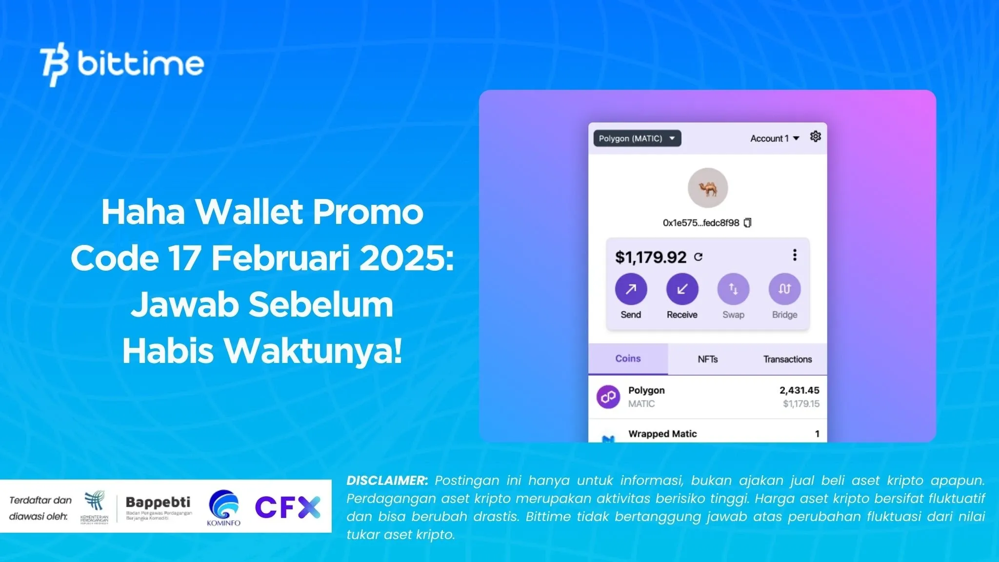 Haha Wallet Promo Code 17 Februari 2025 Jawab Sebelum Habis Waktunya!