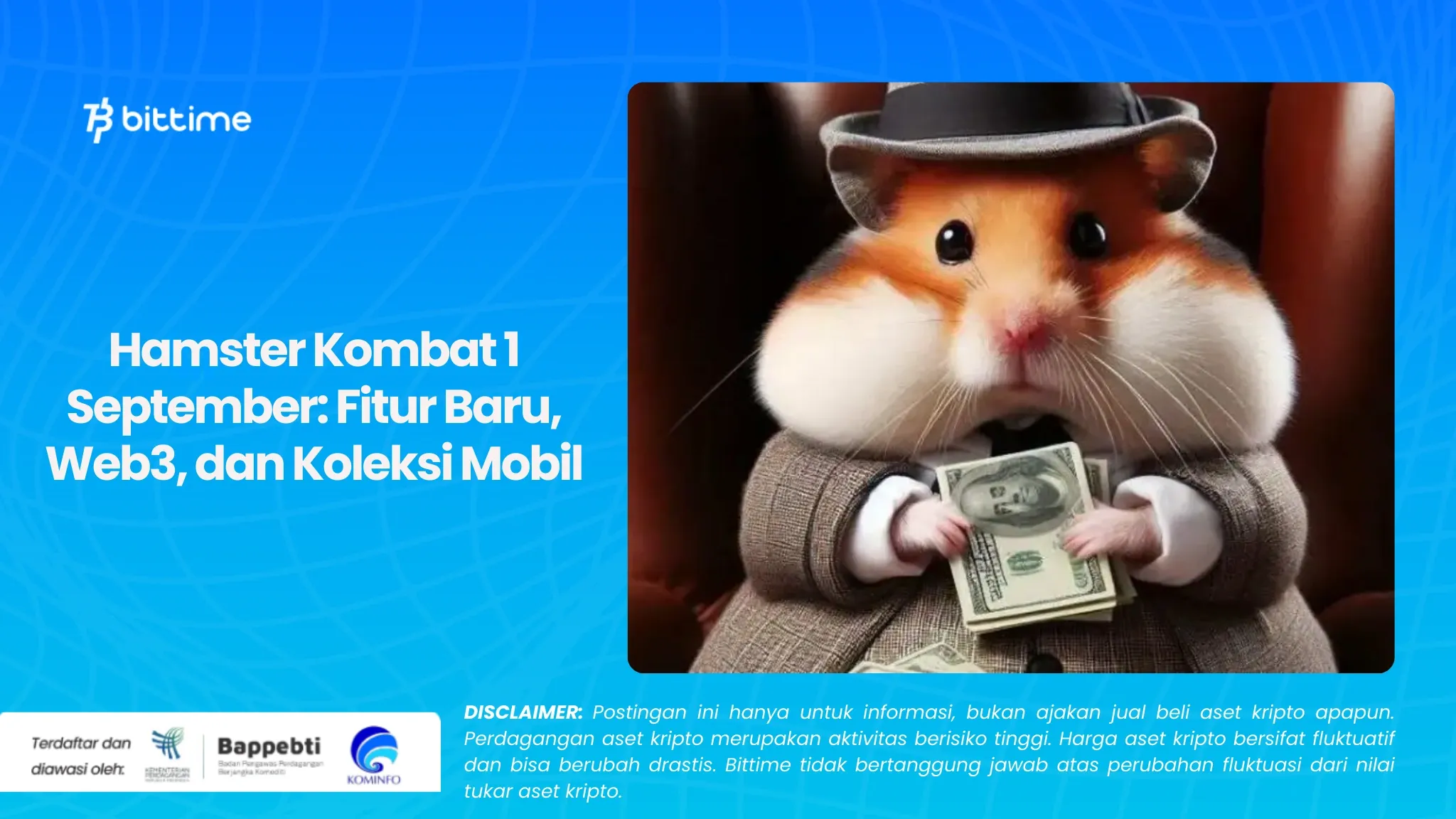 Hamster Kombat 1 September Fitur Baru, Web3, dan Koleksi Mobil