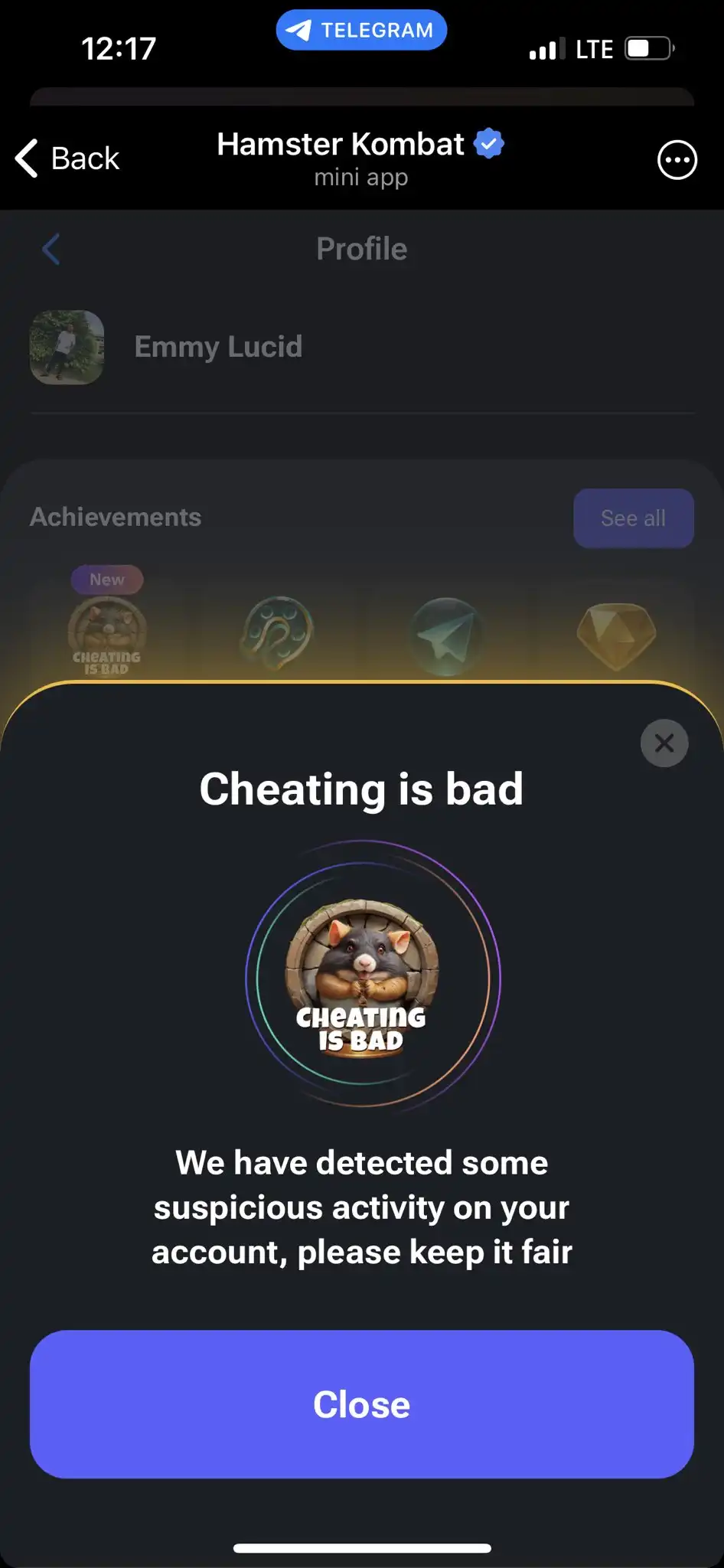 Hamster Kombat Cheating is Bad Hashtag is Popular on X Many Players Get Banned 1.webp