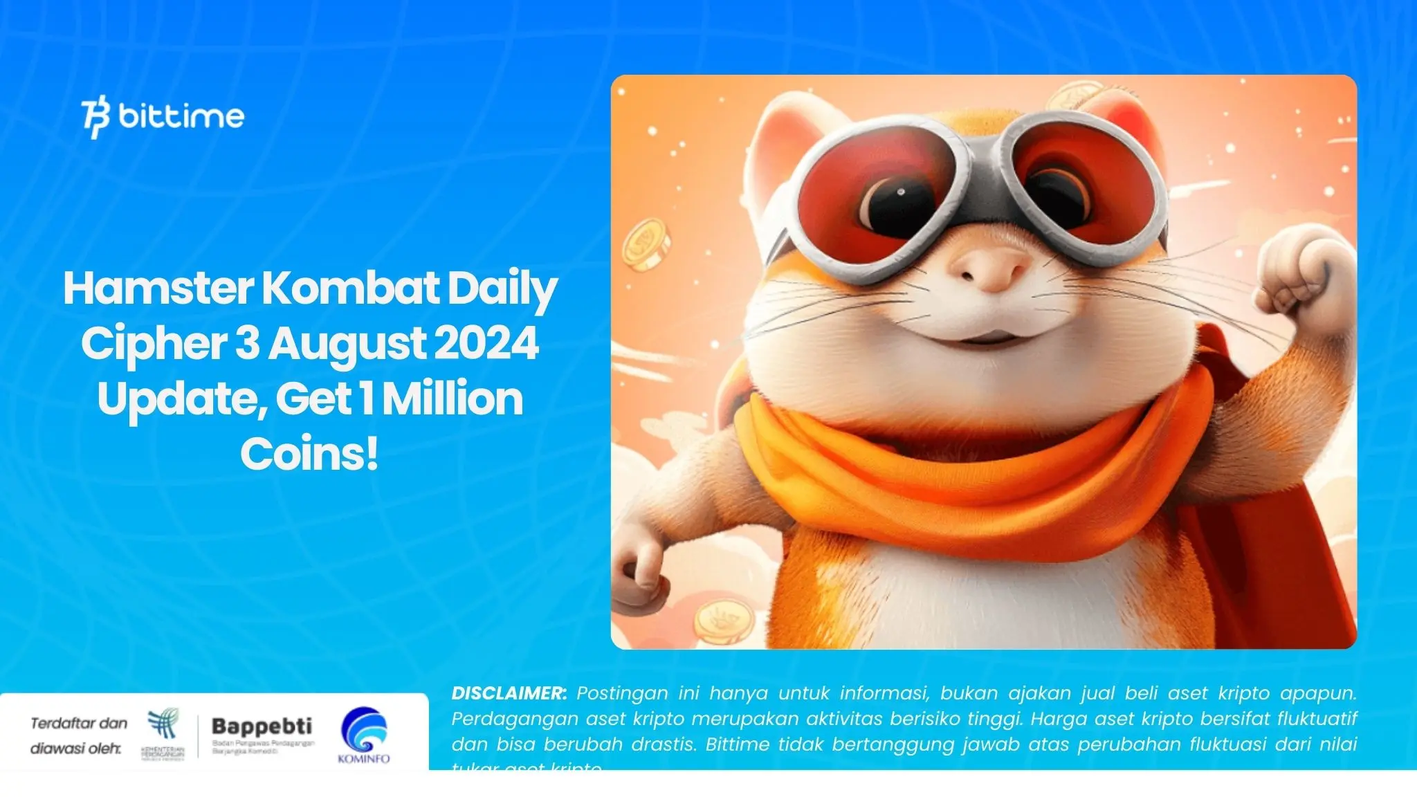 Hamster Kombat Daily Cipher 3 August 2024 Update, Get 1 Million Coins!.webp