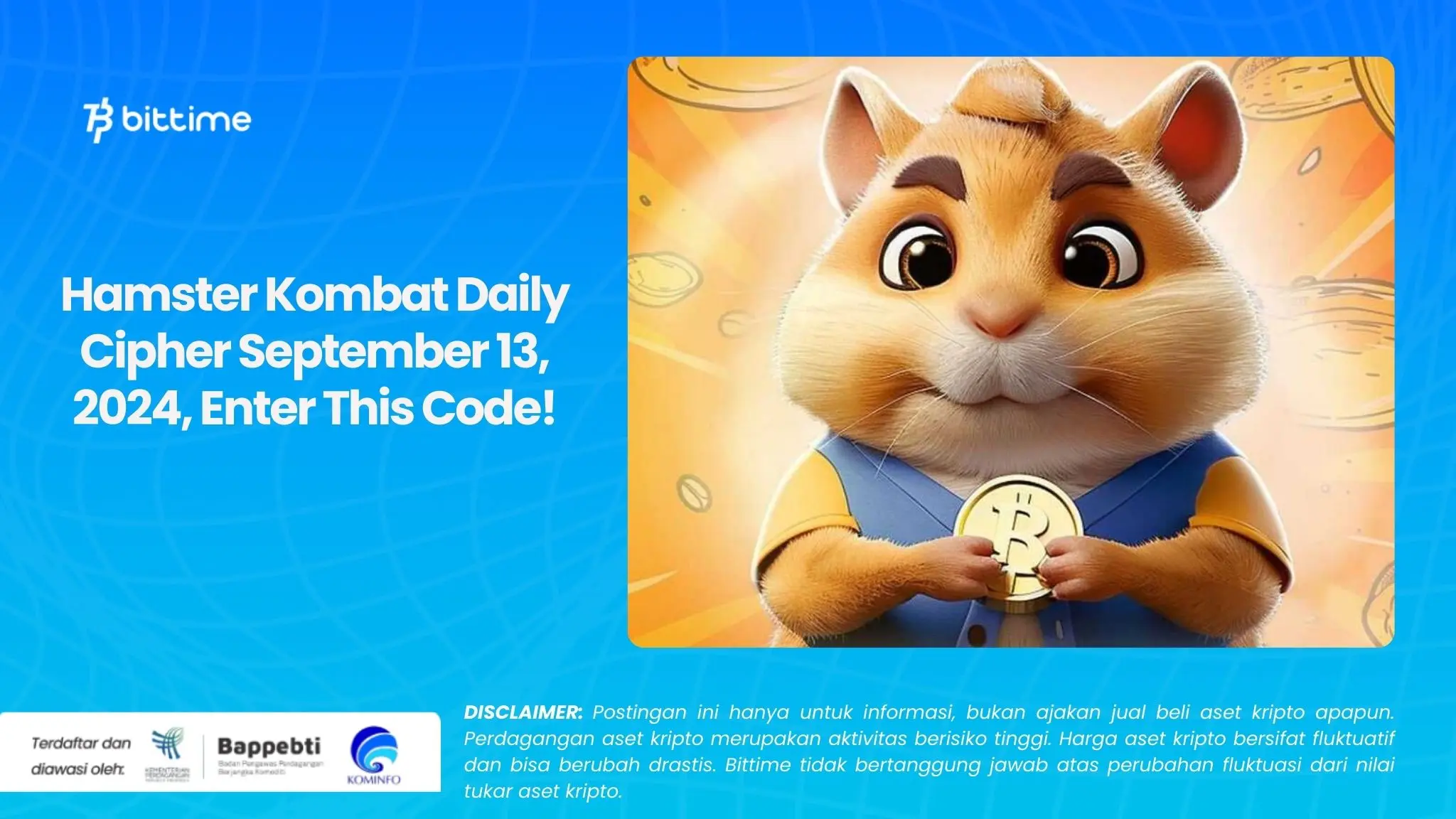 Hamster Kombat Daily Cipher September 13, 2024, Enter This Code!.webp