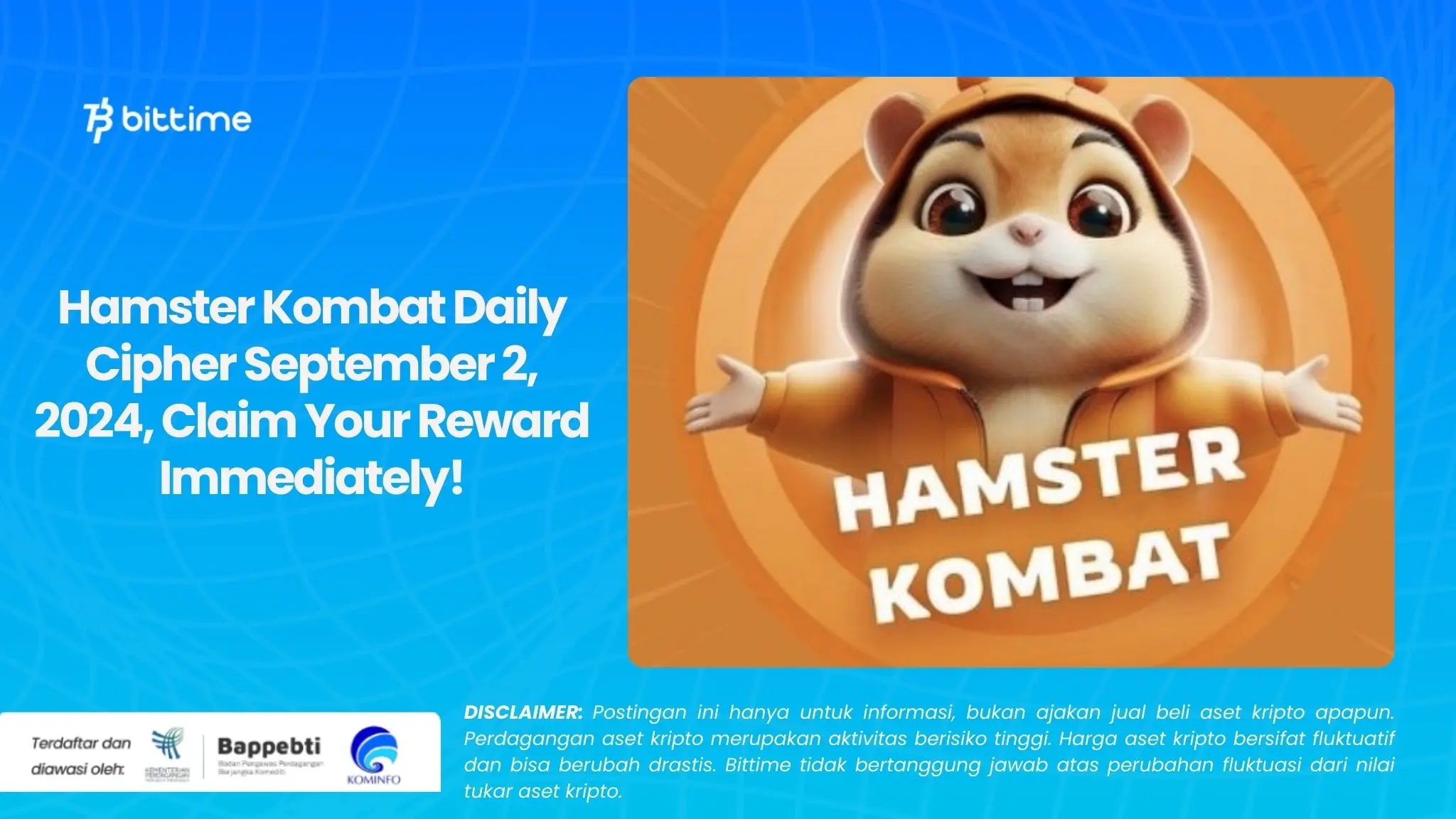 Hamster Kombat Daily Cipher September 2, 2024, Claim Your Reward Immediately!.webp