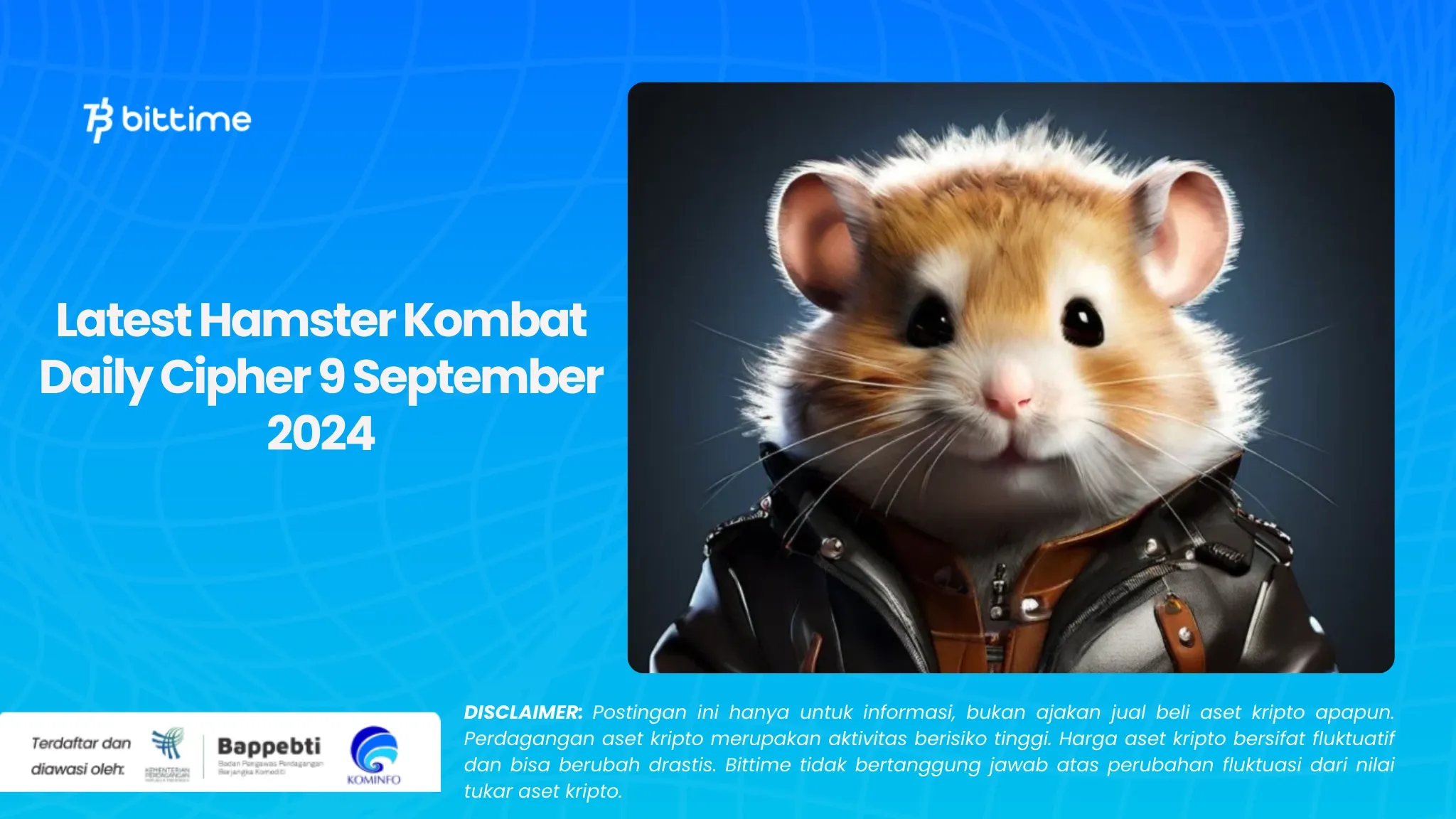 Hamster Kombat Daily Cipher Terbaru 9 September 2024