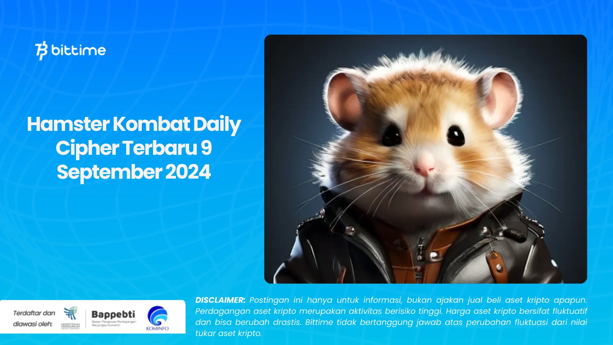 Hamster Kombat Daily Cipher Terbaru 9 September 2024