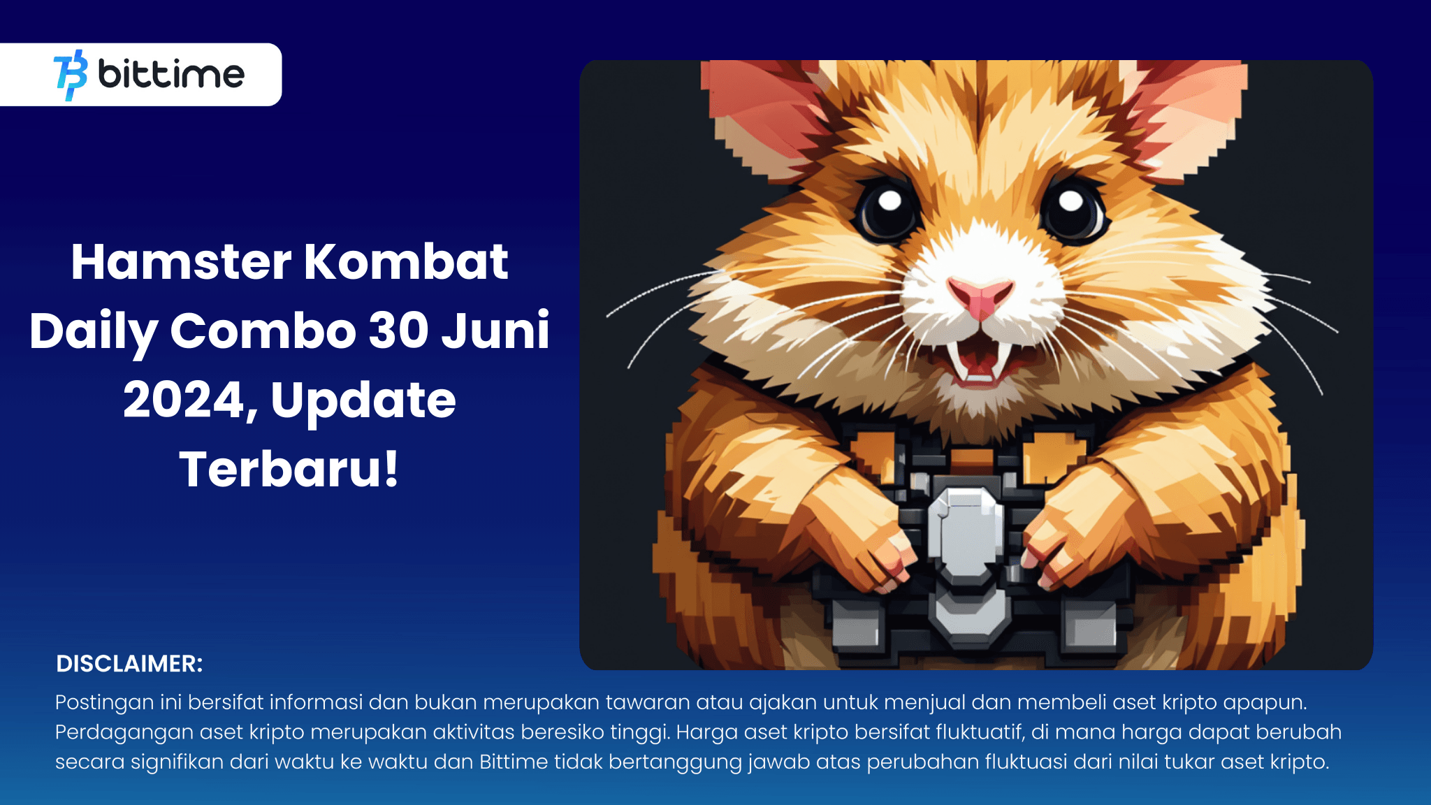Hamster Kombat Daily Combo 30 Juni 2024, Update Terbaru!