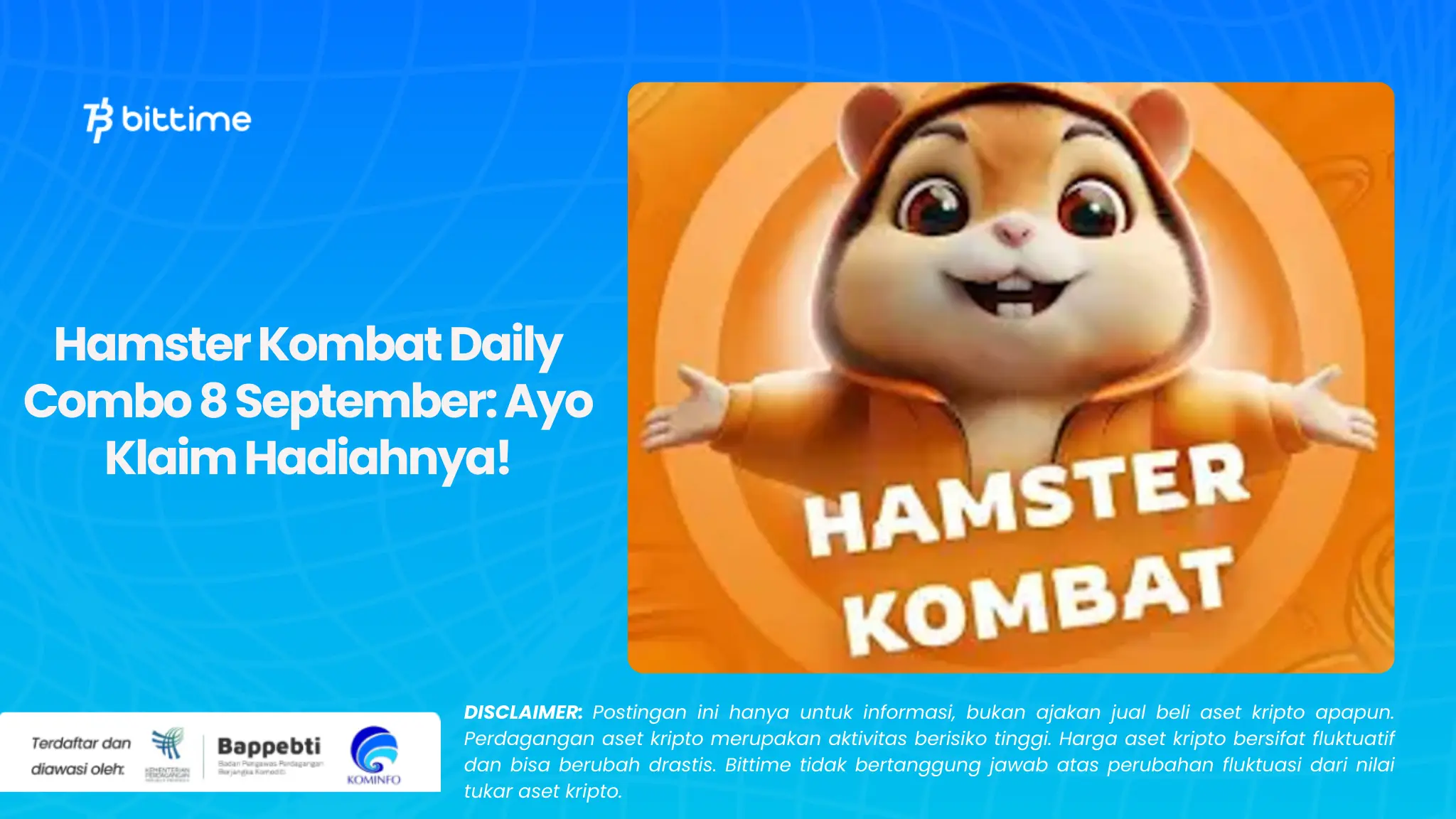 Hamster Kombat Daily Combo 8 September: Ayo Klaim Hadiahnya!