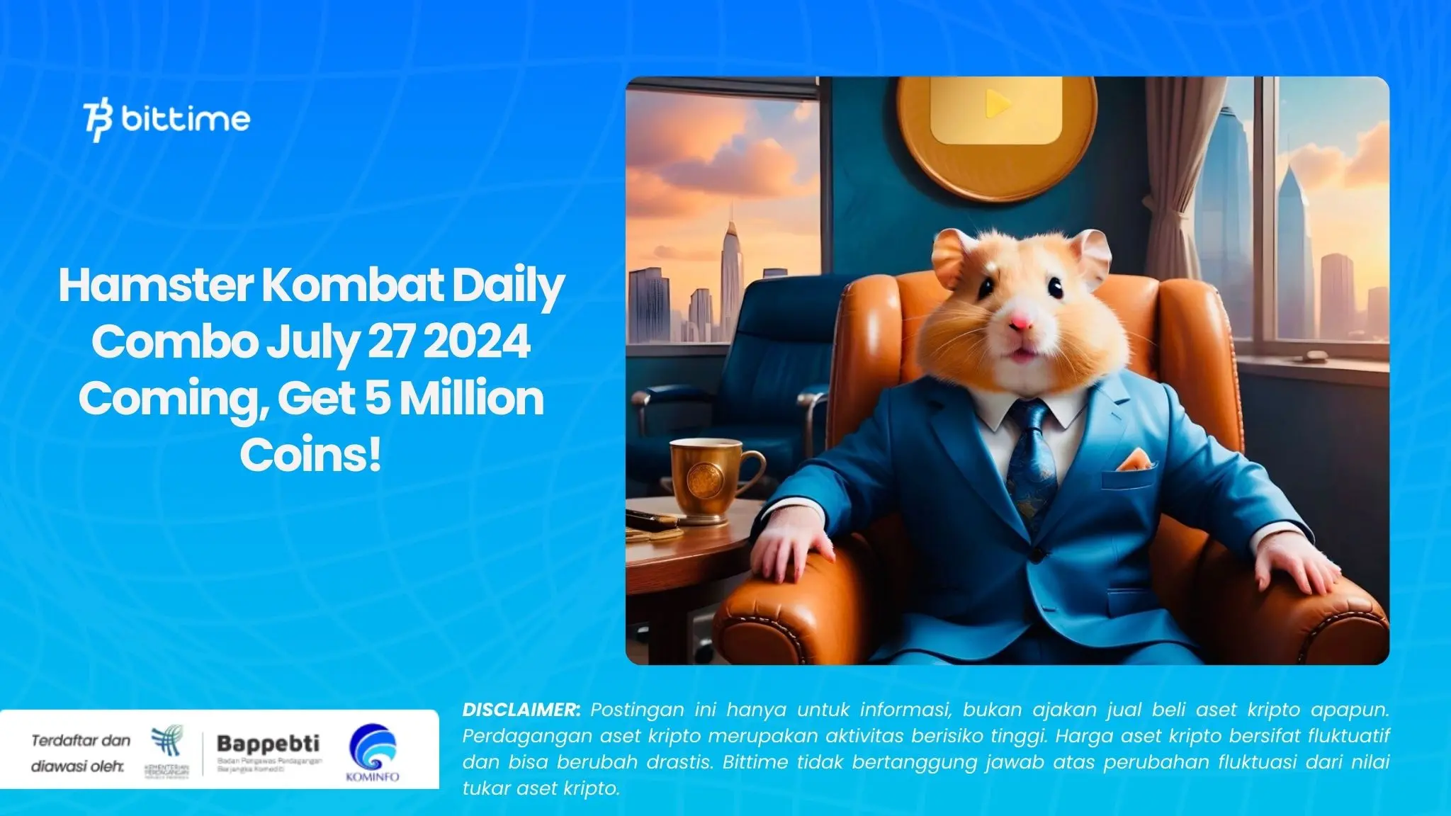 Hamster Kombat Daily Combo July 27 2024 Coming, Get 5 Million Coins!.webp