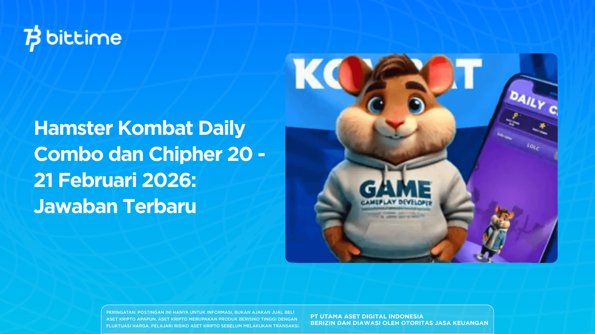Hamster Kombat Daily Combo & Cipher February 20 – 21, 2026: Latest Answers