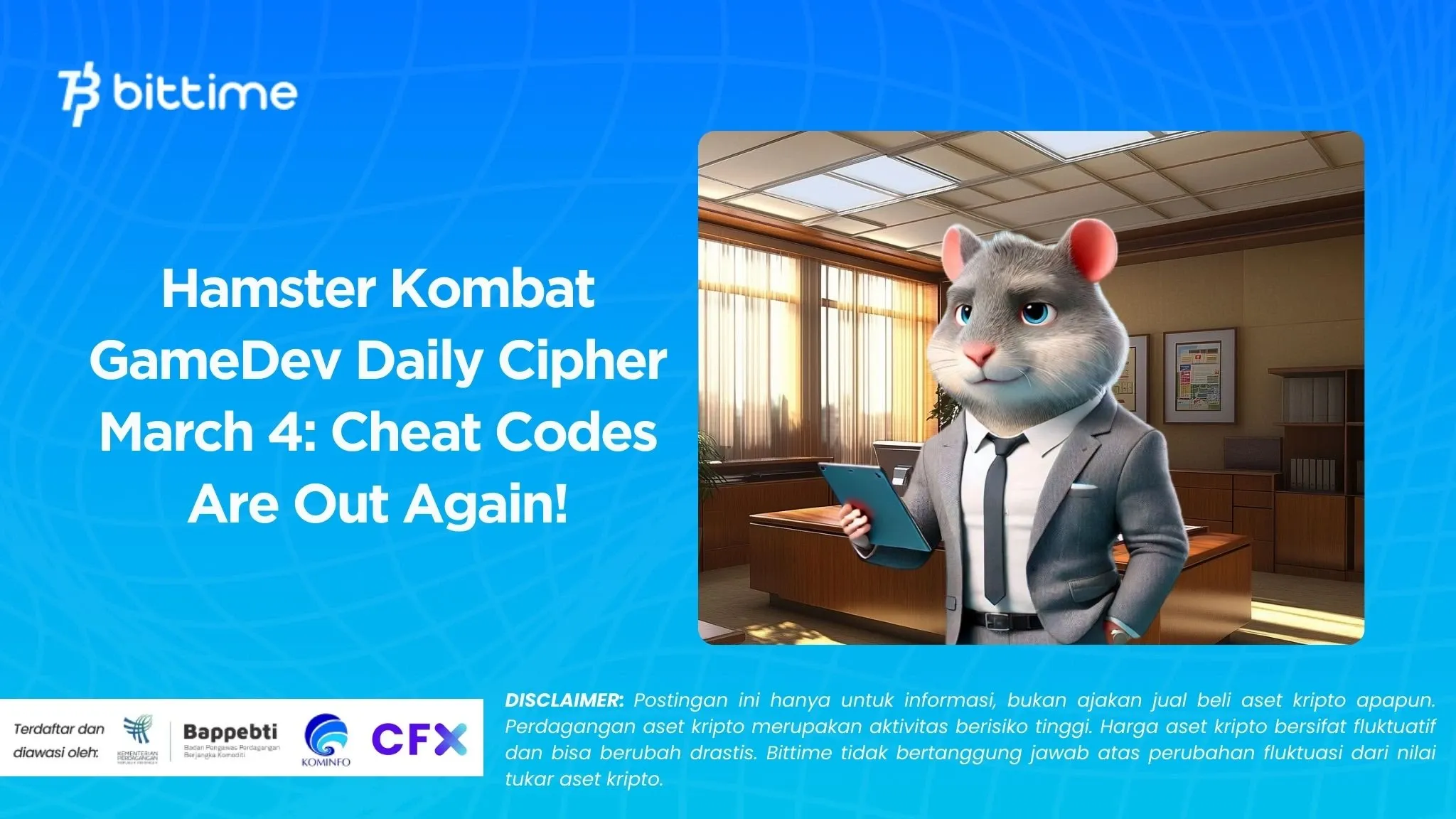Hamster Kombat GameDev Daily Cipher March 4 Cheat Codes Are Out Again
