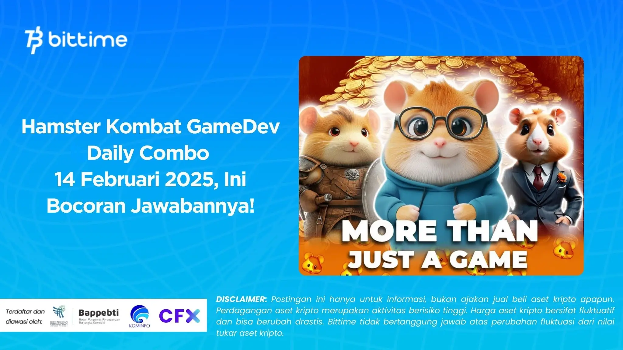 Hamster Kombat GameDev Daily Combo 14 Februari 2025, Ini Bocoran Jawabannya!