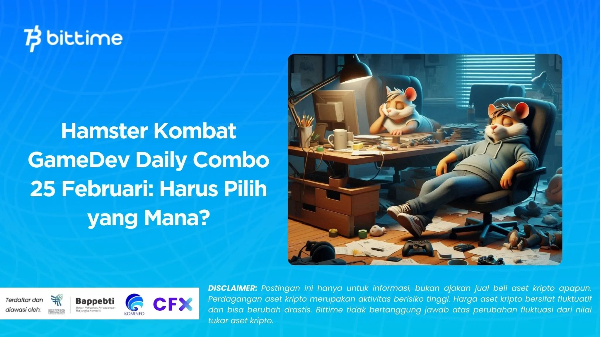 Hamster Kombat GameDev Daily Combo 25 Februari Harus Pilih yang Mana