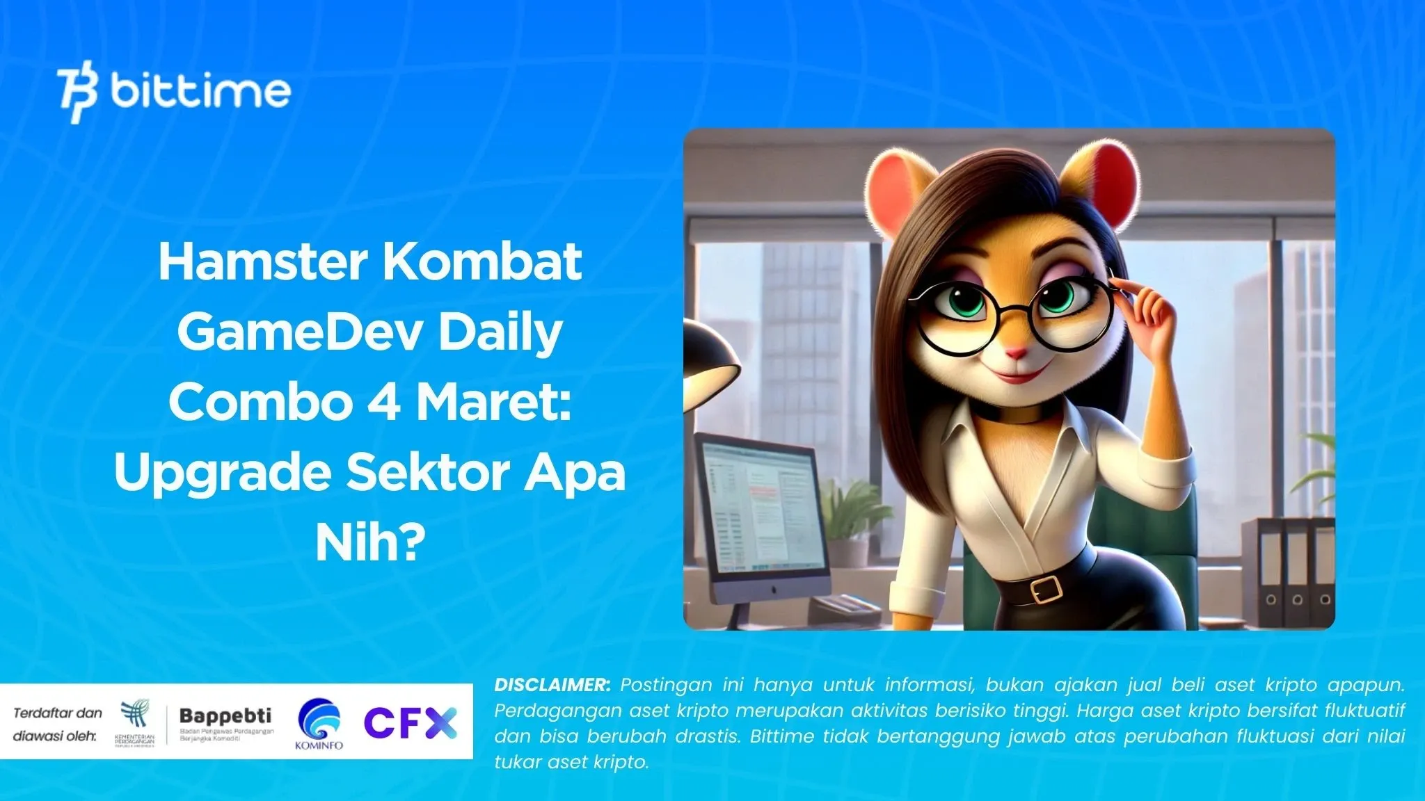 Hamster Kombat GameDev Daily Combo 4 Maret Upgrade Sektor Apa Nih