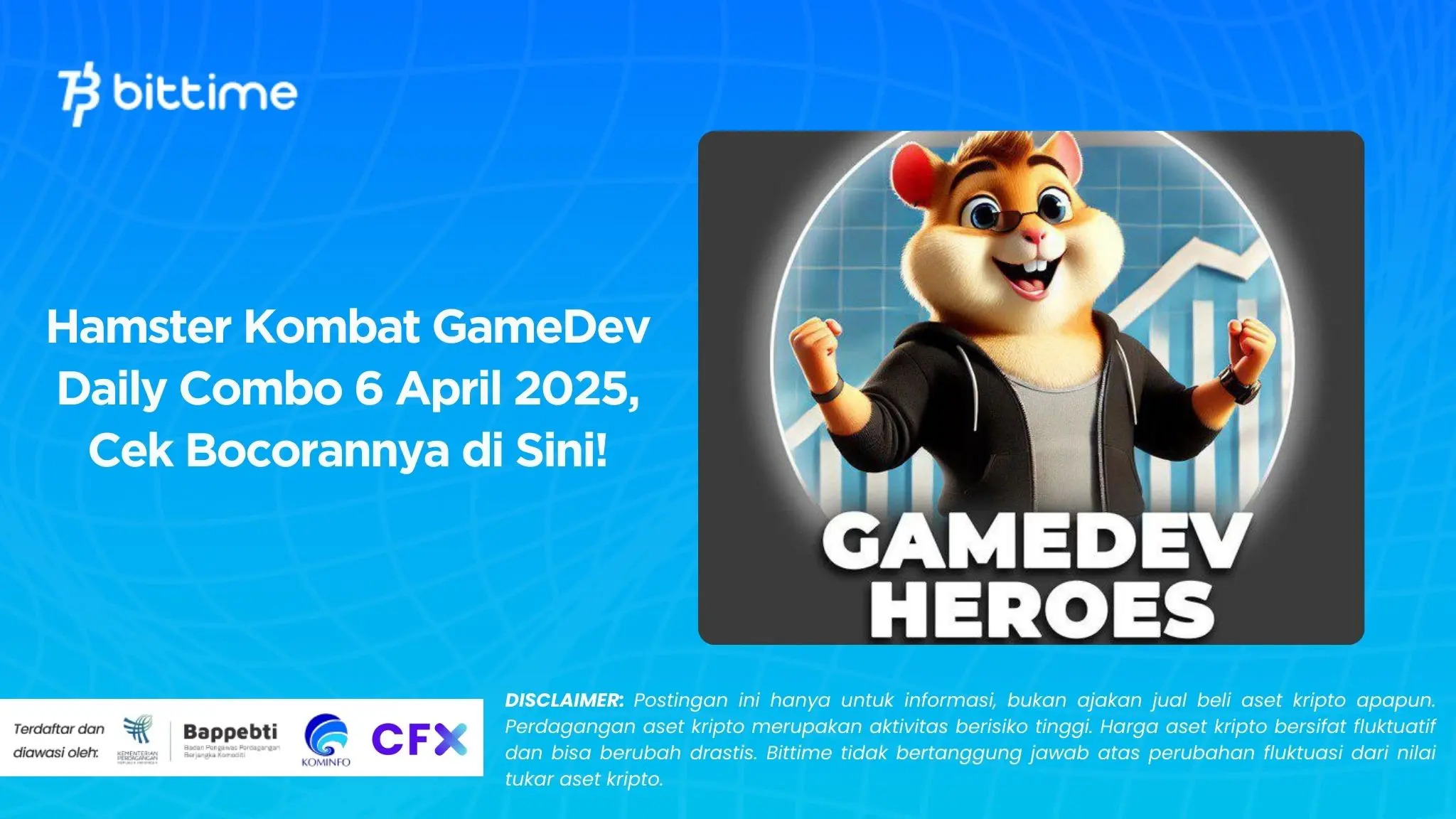 Hamster Kombat GameDev Daily Combo 6 April 2025, Cek Bocorannya  di Sini!