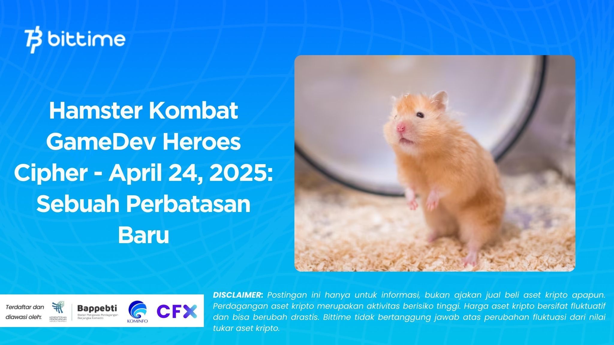 Hamster Kombat GameDev Heroes Cipher - April 24, 2025: Sebuah Perbatasan Baru