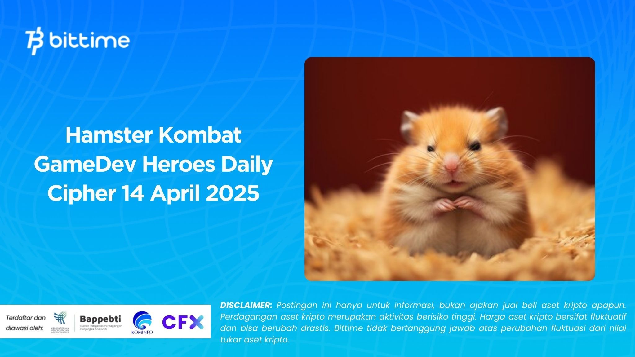 Hamster Kombat GameDev Heroes Daily Cipher 14 April 2025