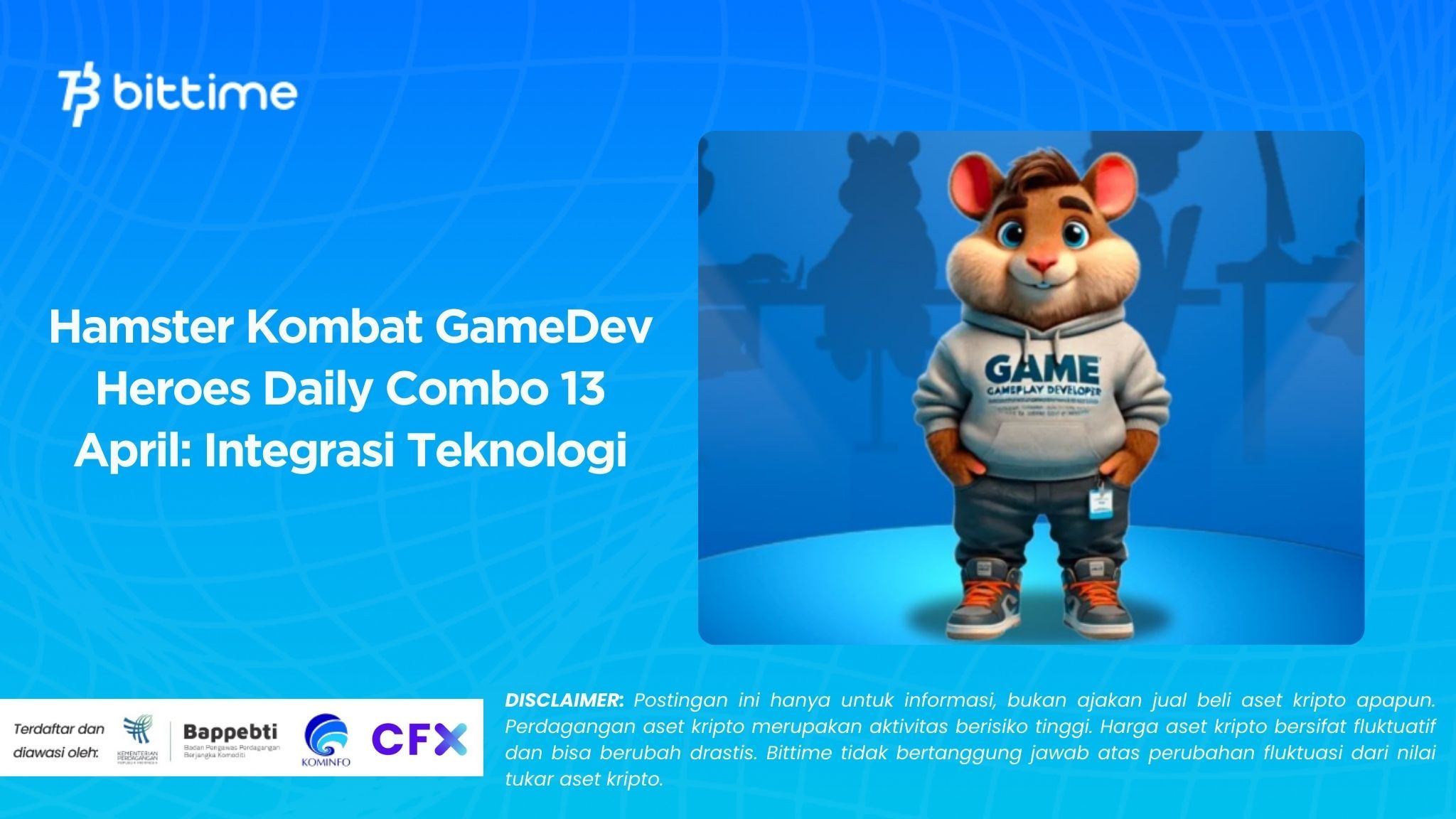 Hamster Kombat GameDev Heroes Daily Combo 13 April: Integrasi Teknologi