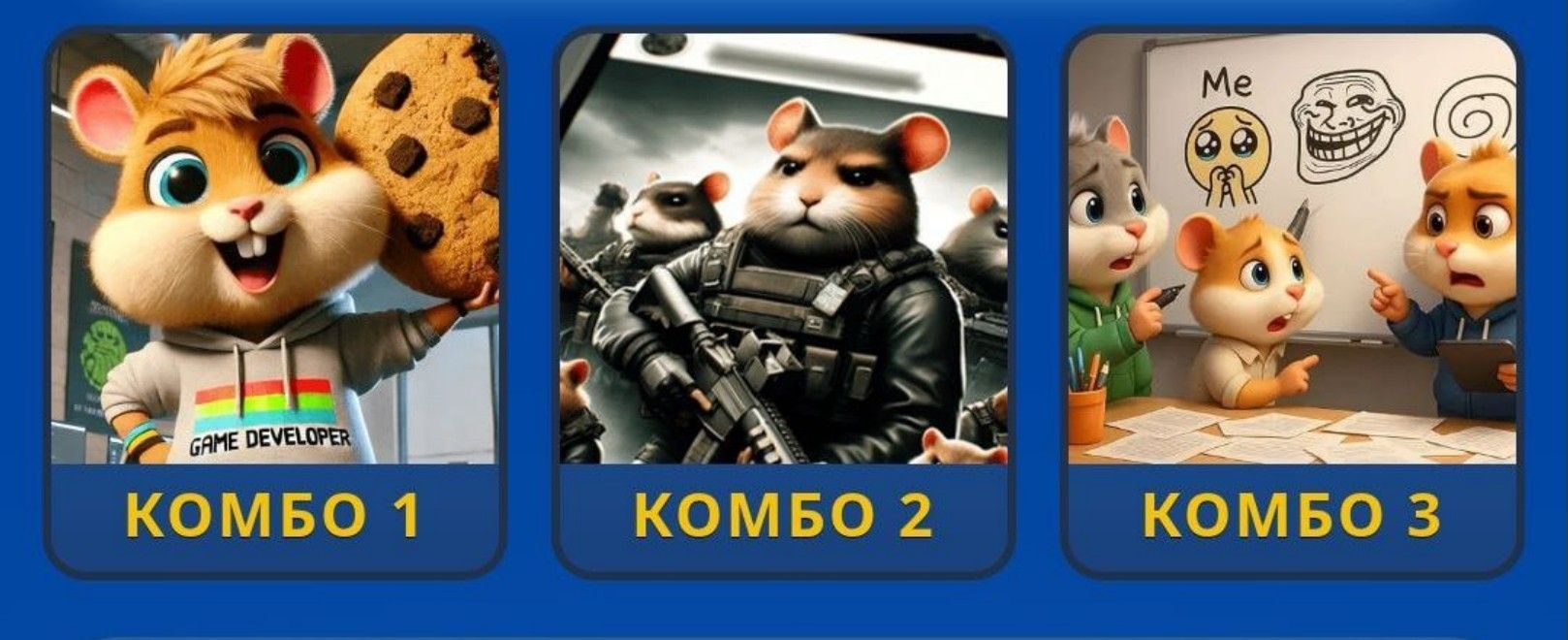 Hamster Kombat GameDev Heroes Daily Combo 27-28 Desember 2025.