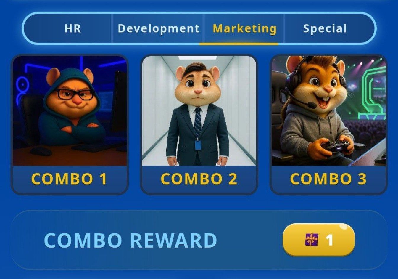 Hamster Kombat GameDev Heroes Daily Combo 28-29 November 2025.