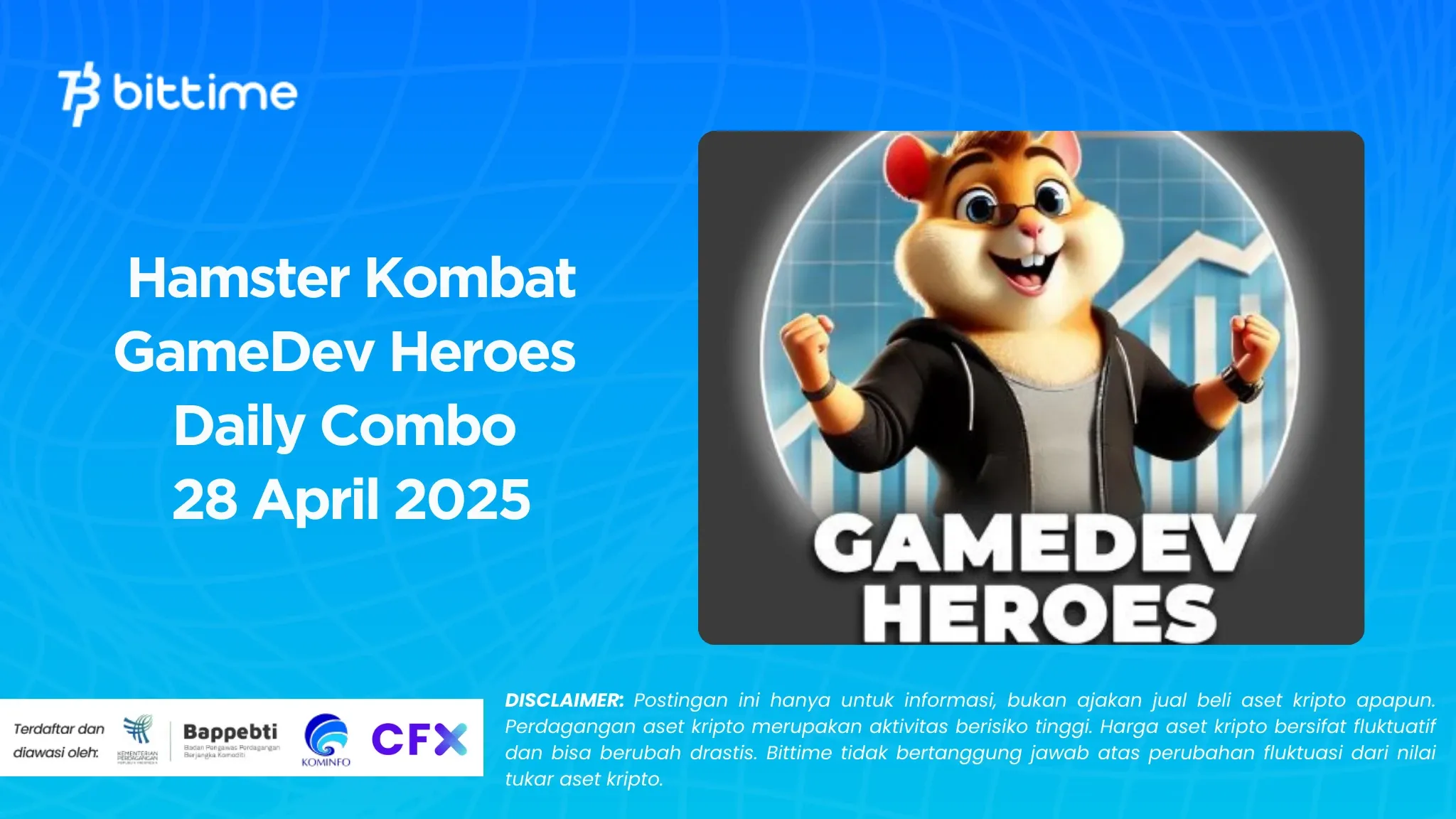 Hamster Kombat GameDev Heroes Daily Combo 28 April 2025