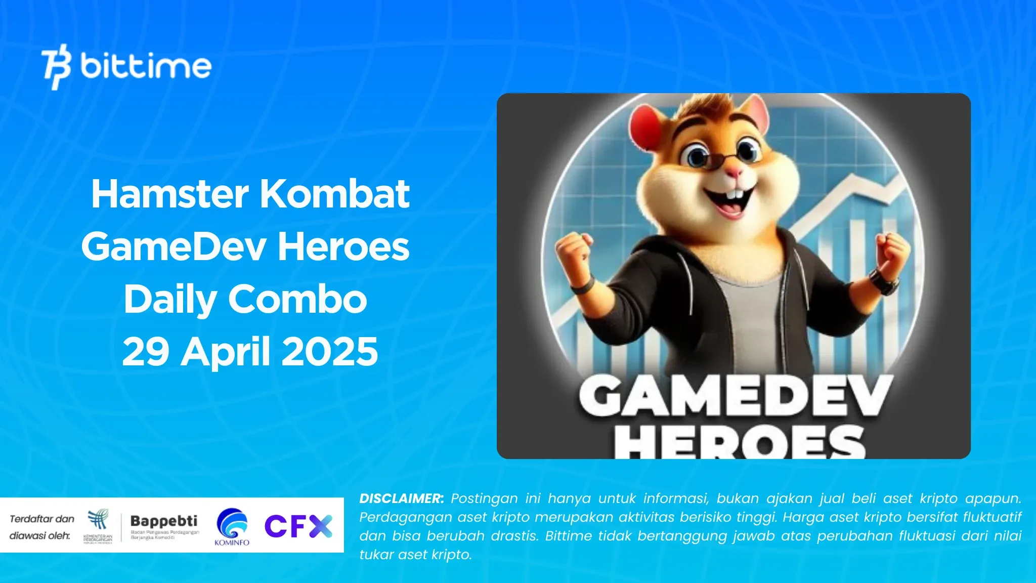Hamster Kombat GameDev Heroes Daily Combo 29 April 2025