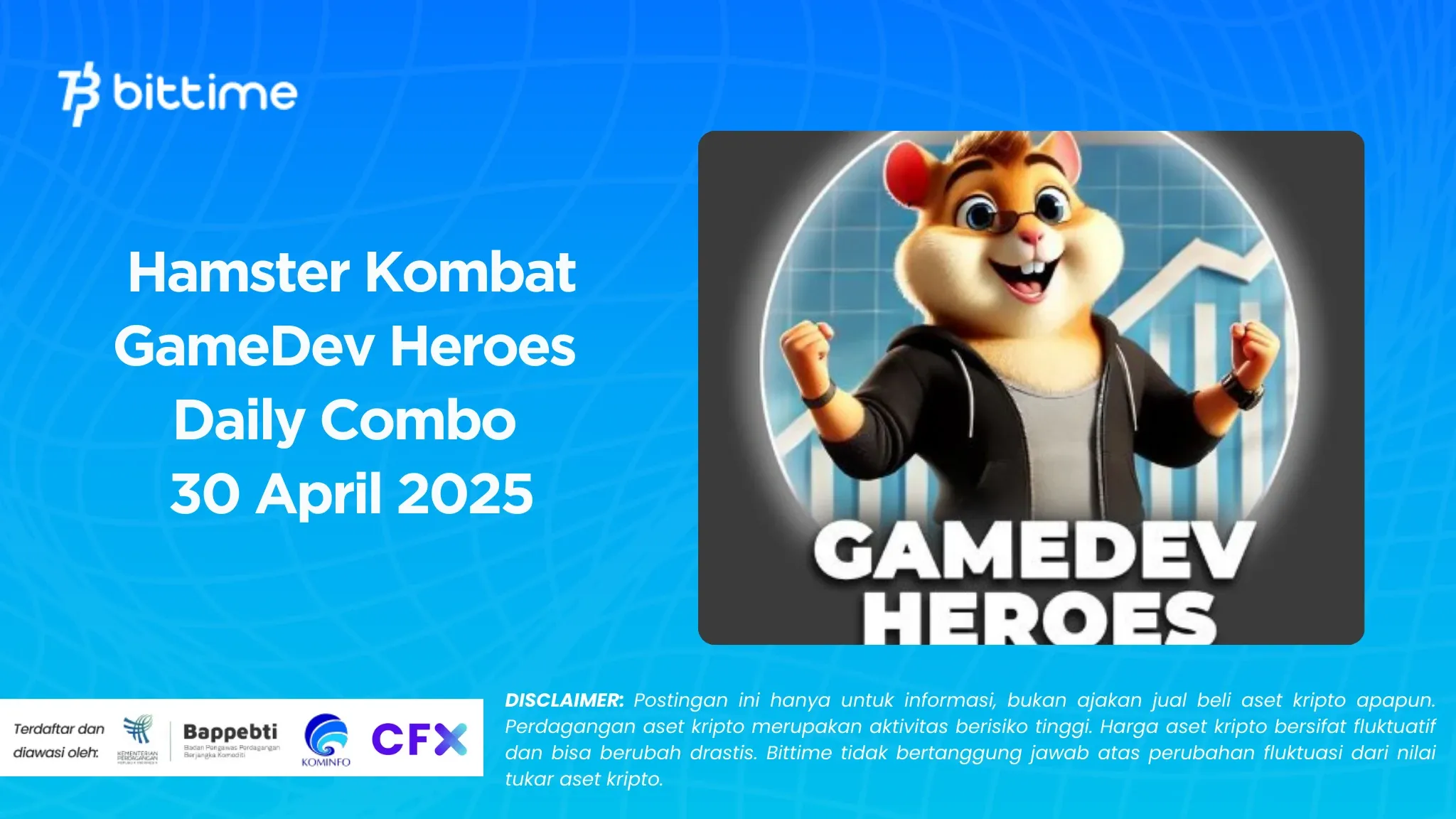 Hamster Kombat GameDev Heroes Daily Combo 30 April 2025