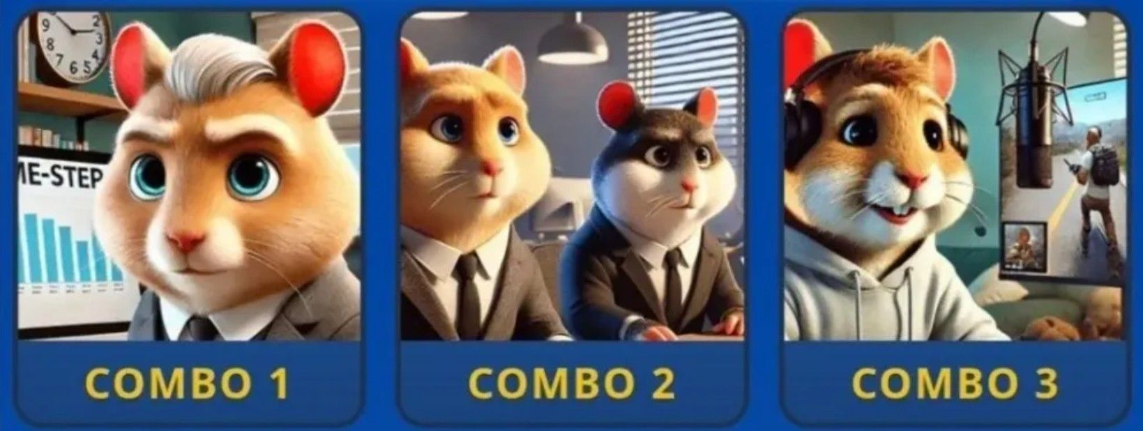 Hamster Kombat GameDev Heroes Daily Combo August 20, 2025.