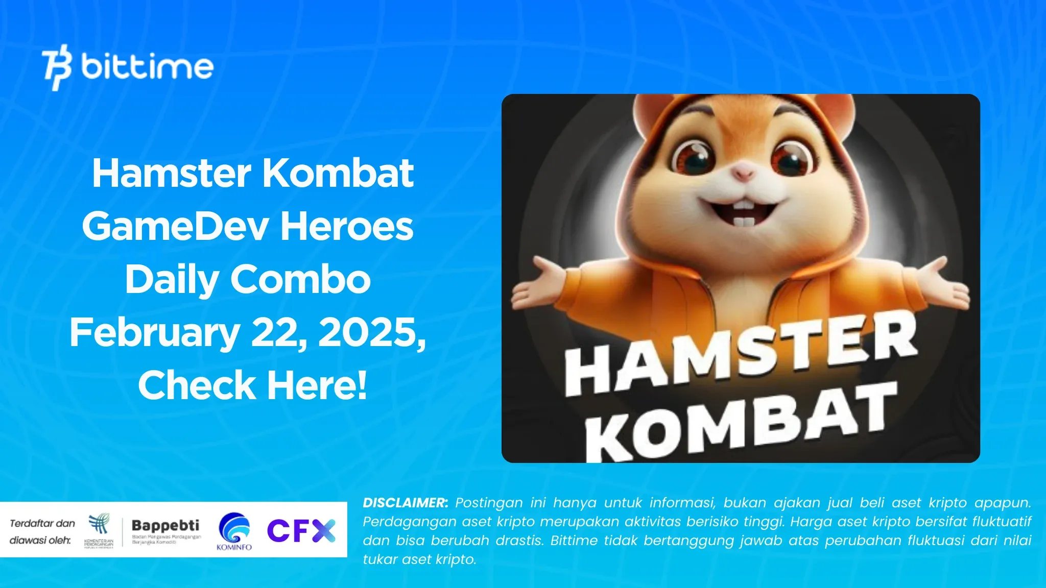 Hamster Kombat GameDev Heroes Daily Combo February 22, 2025