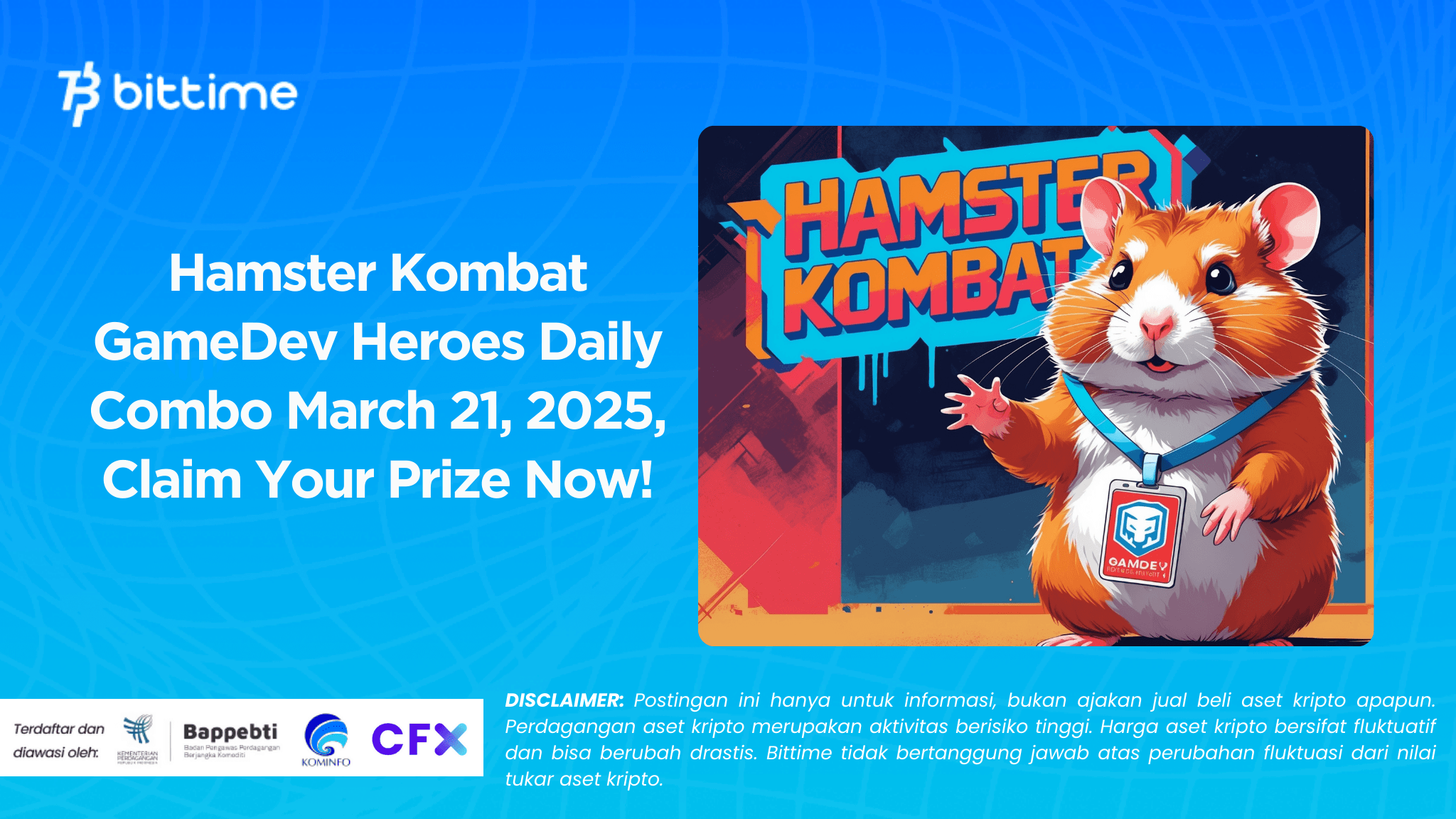Hamster Kombat GameDev Heroes Daily Combo March 21, 2025, Claim Your Prize Now!
