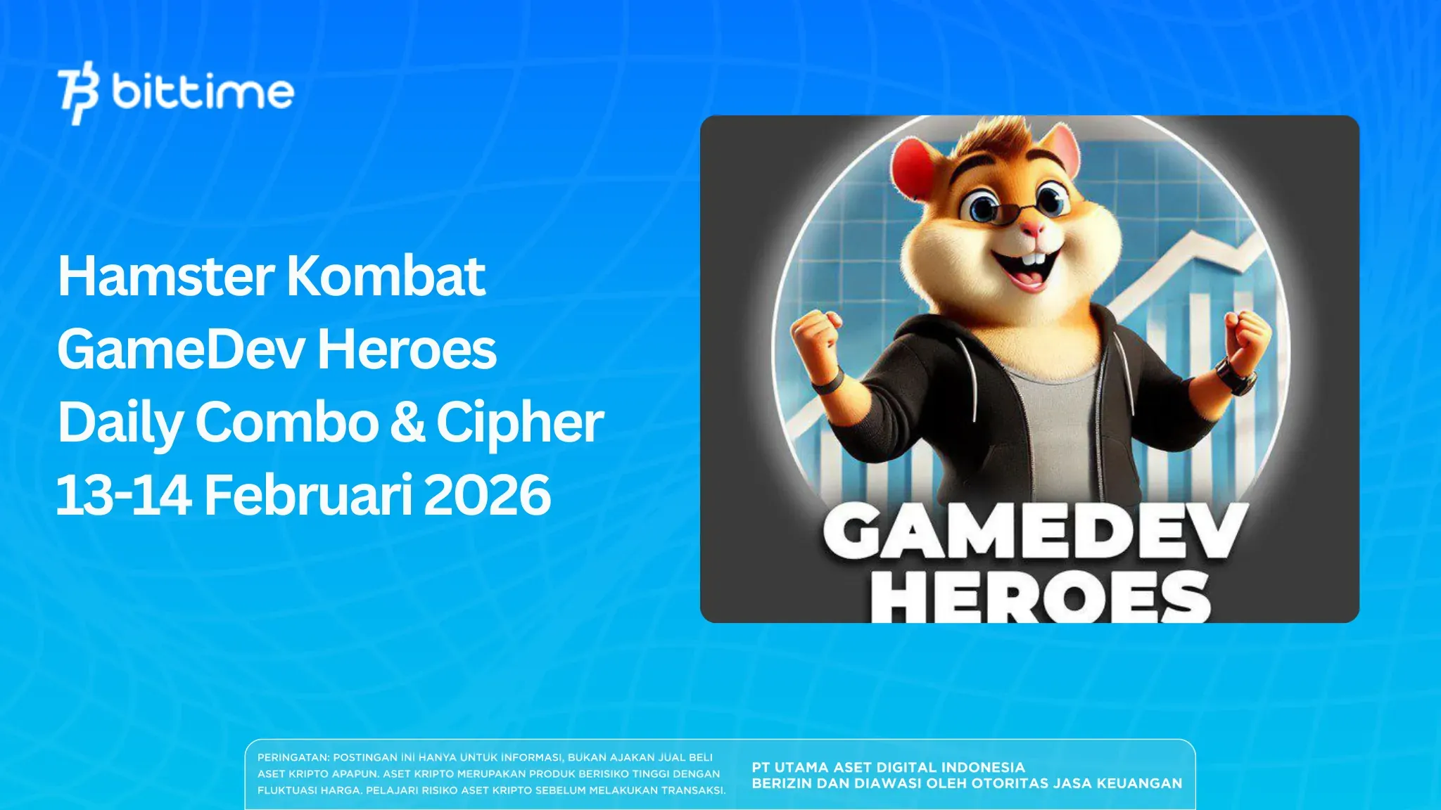 Hamster Kombat GameDev Heroes Daily Combo & Cipher 13-14 Februari 2026