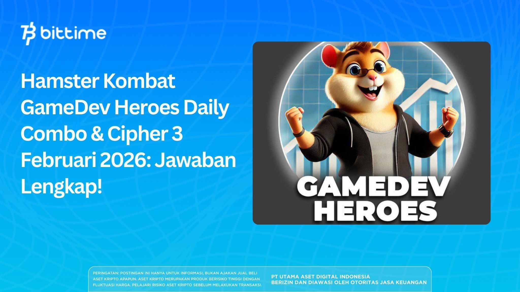 Hamster Kombat GameDev Heroes Daily Combo & Cipher 3-4 Februari 2026: Jawaban Lengkap!