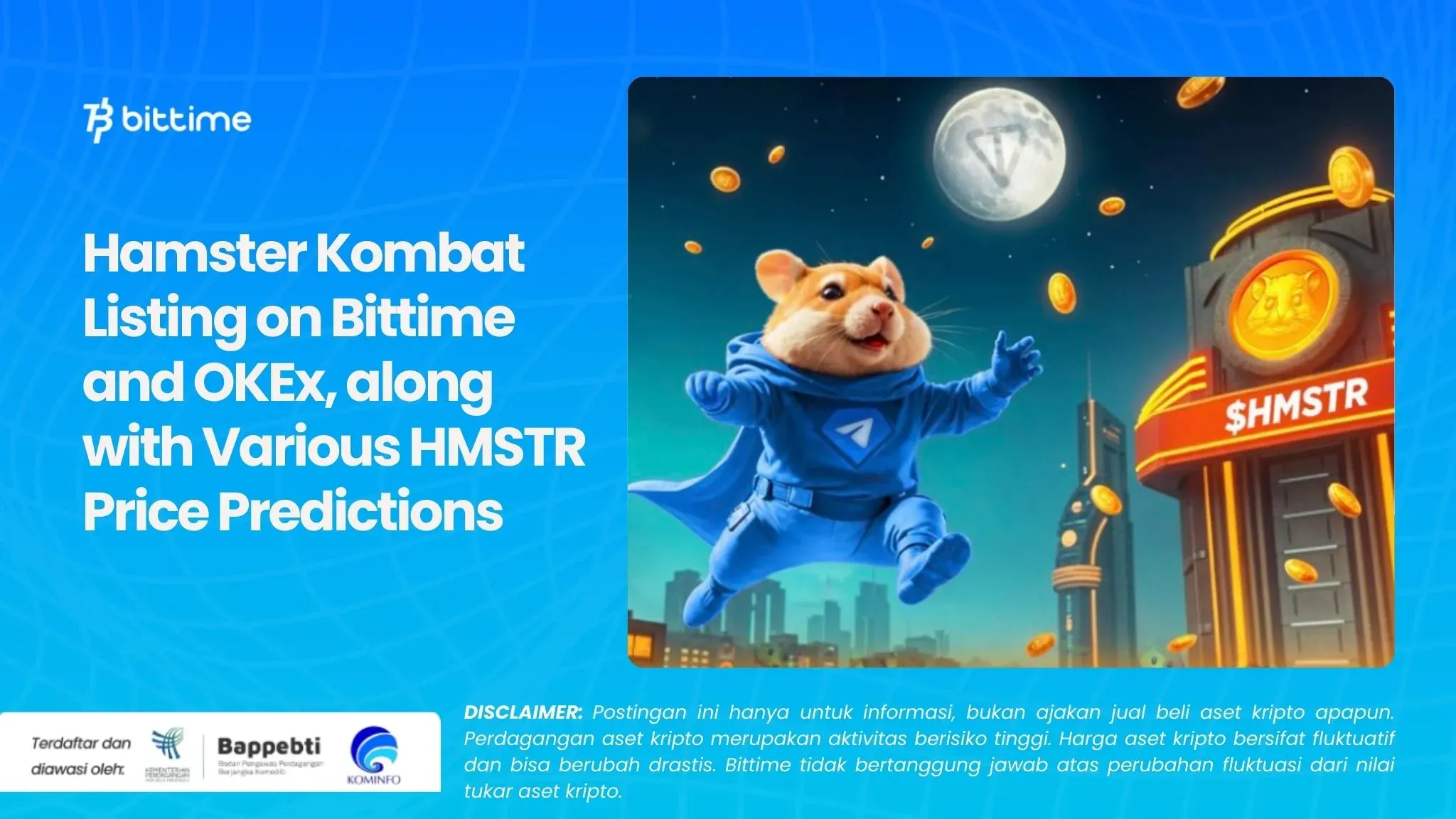 Hamster Kombat Listing on Bittime and OKX