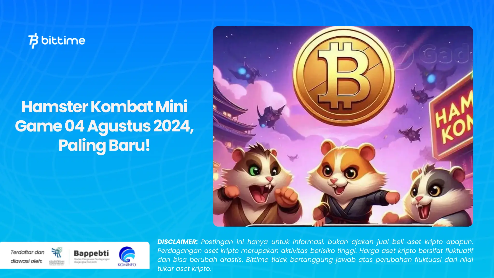 Hamster Kombat Mini Game 04 Agustus 2024, Paling Baru!