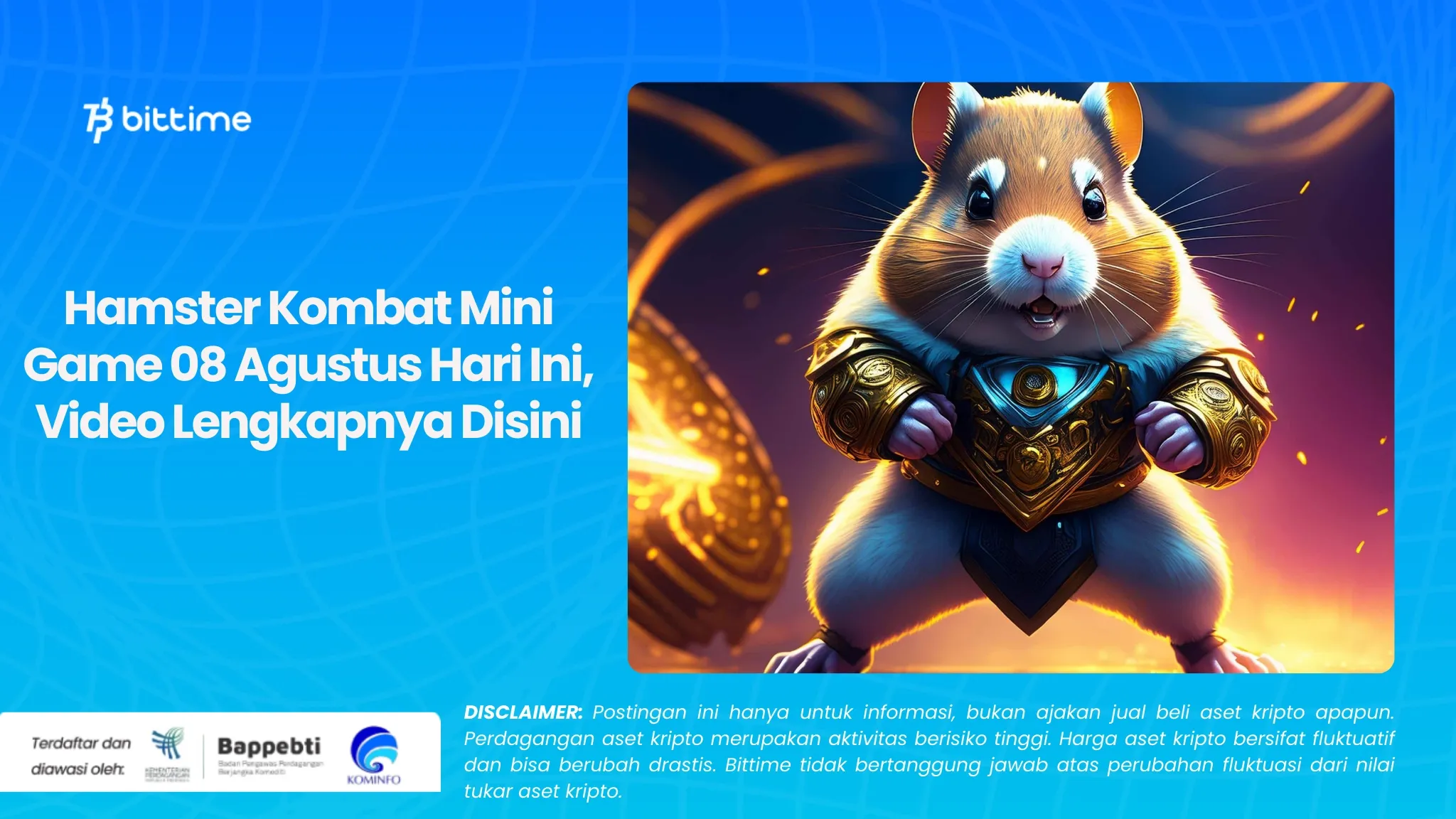 Hamster Kombat Mini Game 08 Agustus