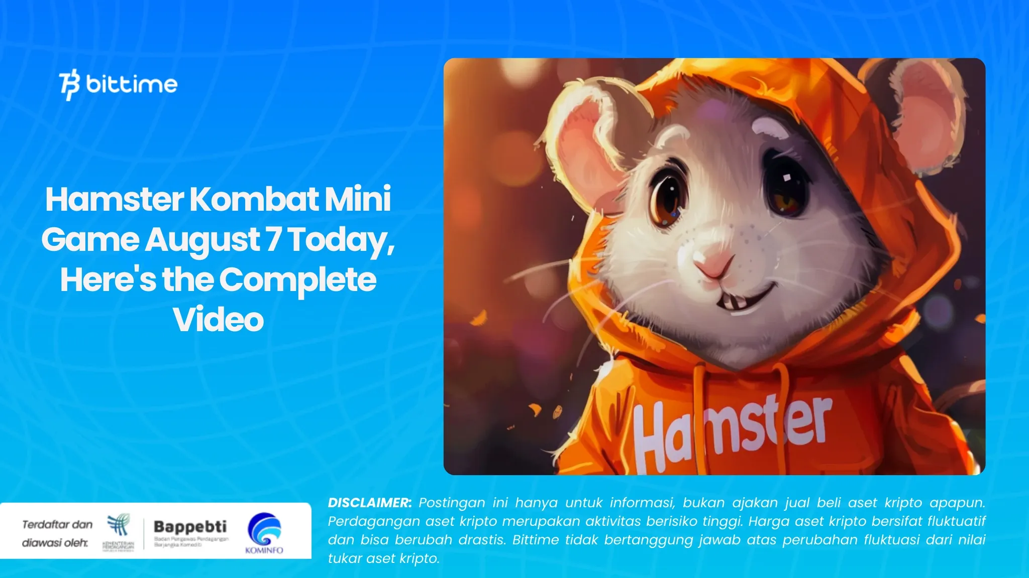 Hamster Kombat Mini Game 7 Agustus