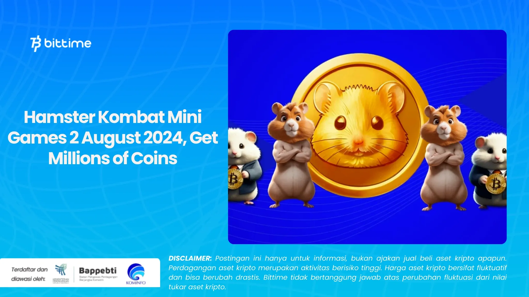 Hamster Kombat Mini Games 2 Agustus 2024