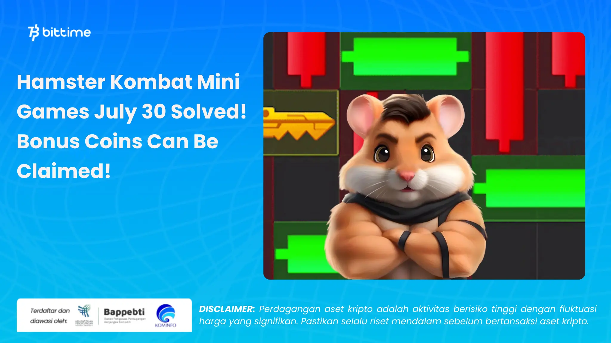 Hamster Kombat Mini Games 30 Juli - Bittime