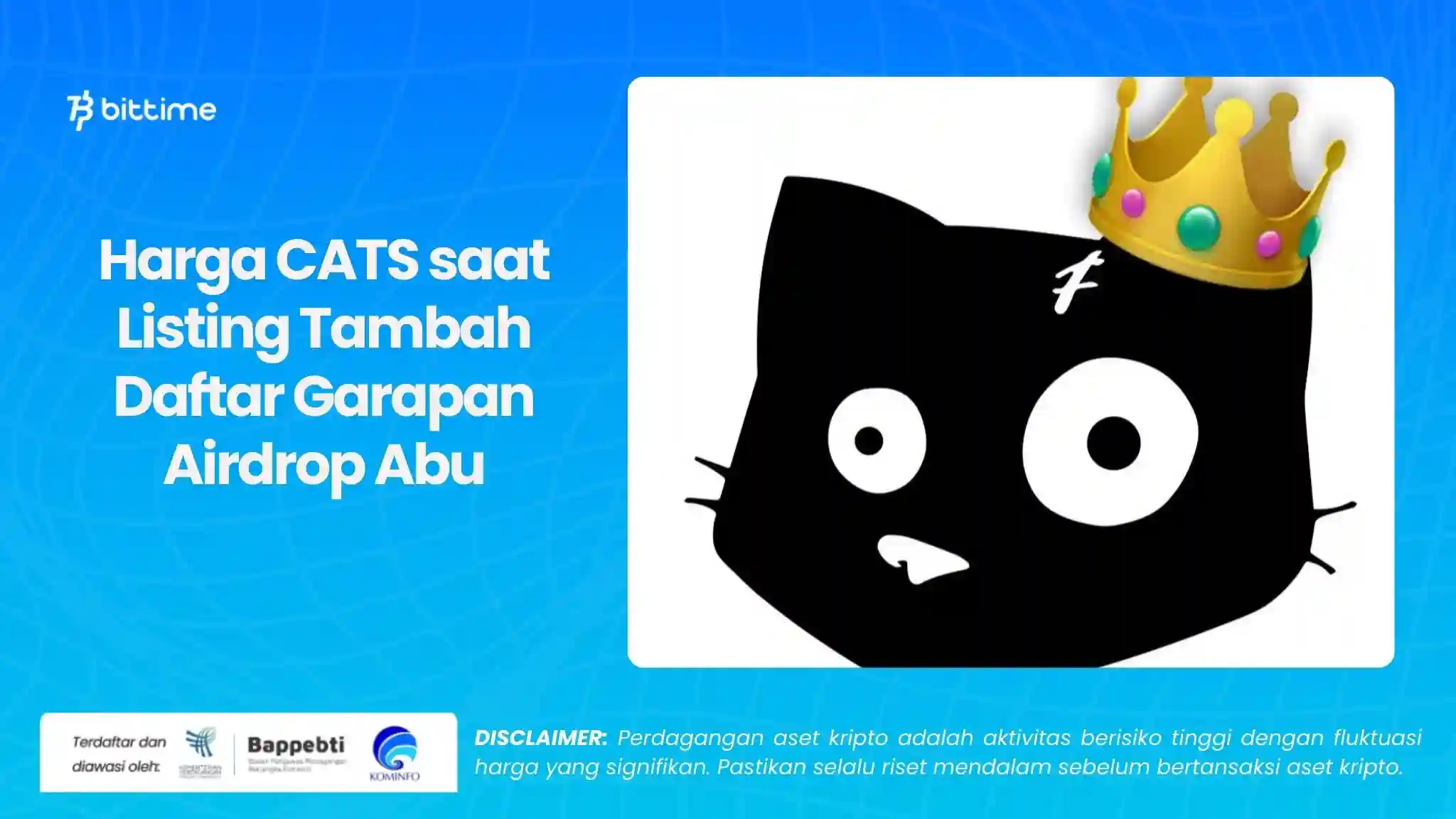 Harga CATS saat Listing Tambah Daftar Garapan Airdrop Abu